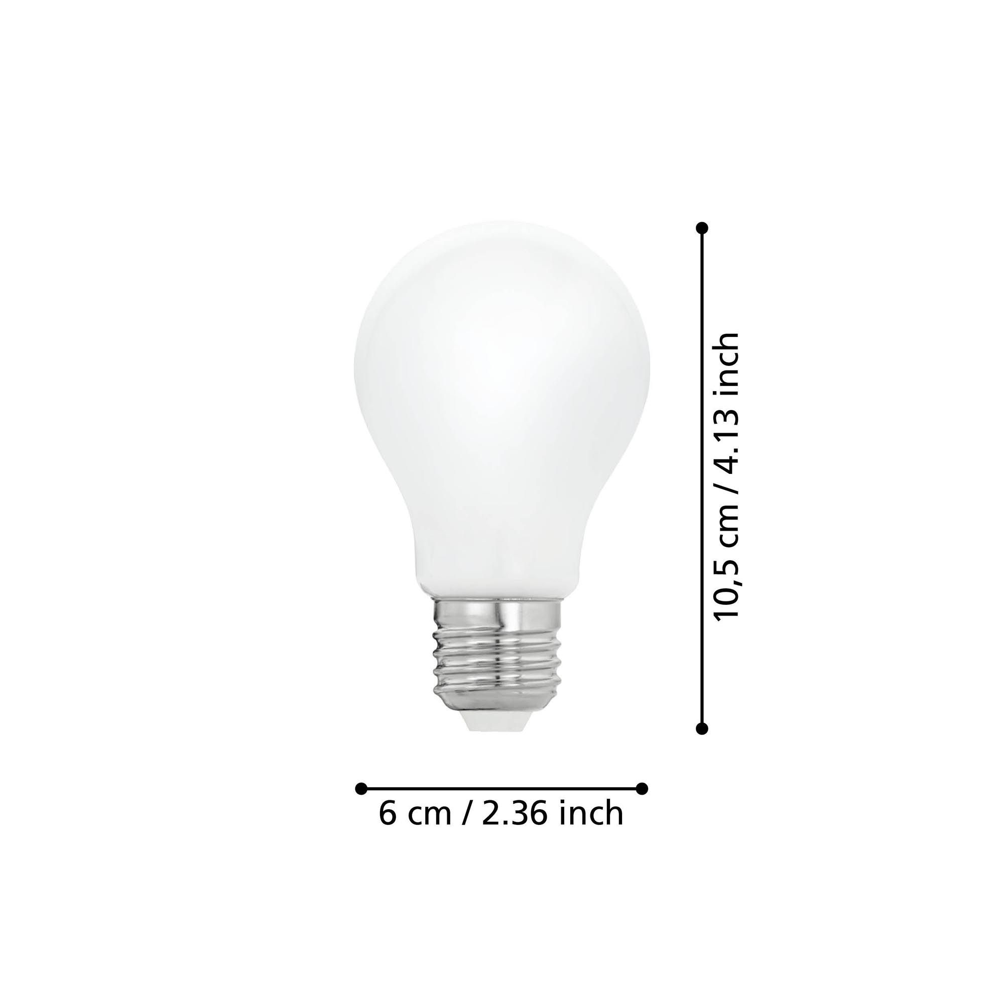 Ampoule Led Classique E27 verre opale STANDARD 9W