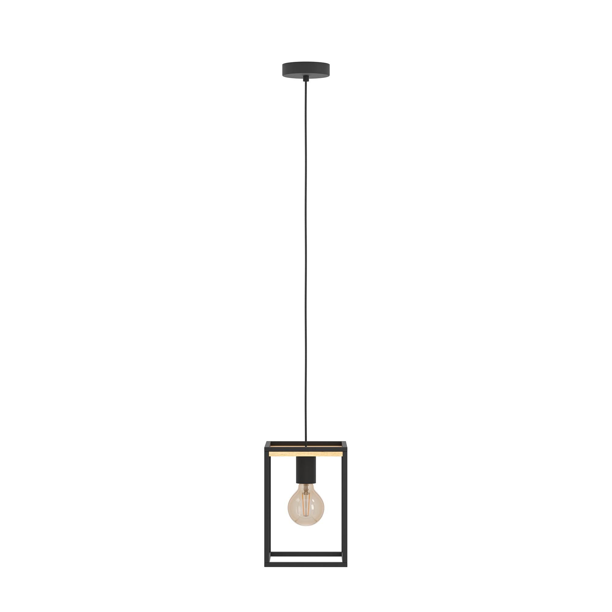 Suspension métal noir LIBERTAD E27 1X40W