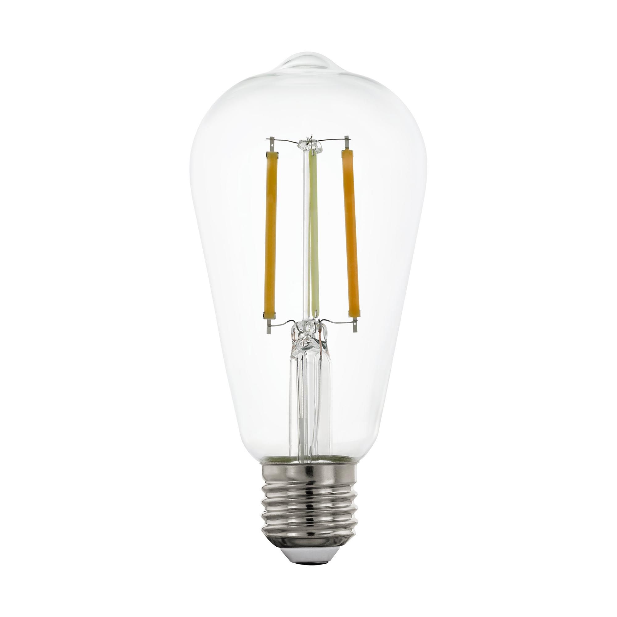 Ampoule Connectée forme standard en verre transparent CONNECT Z L14,5 cm E27 6W 806 lumens