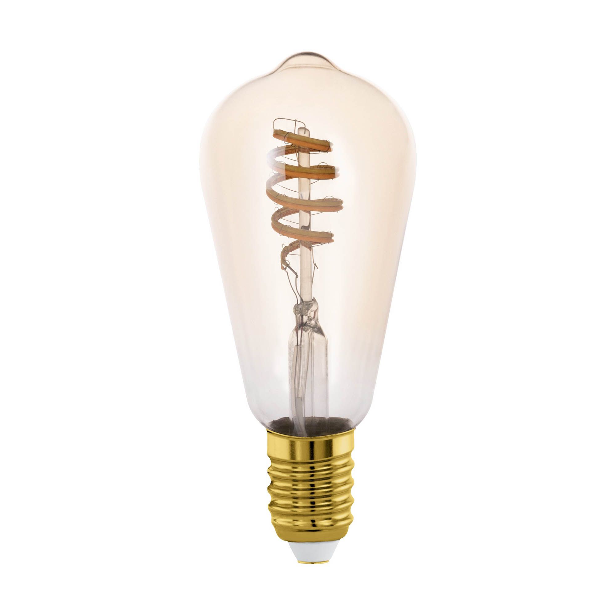 Ampoule Connectée forme standard en verre ambre CONNECT Z D6,4 cm E27 4,9W 360 lumens