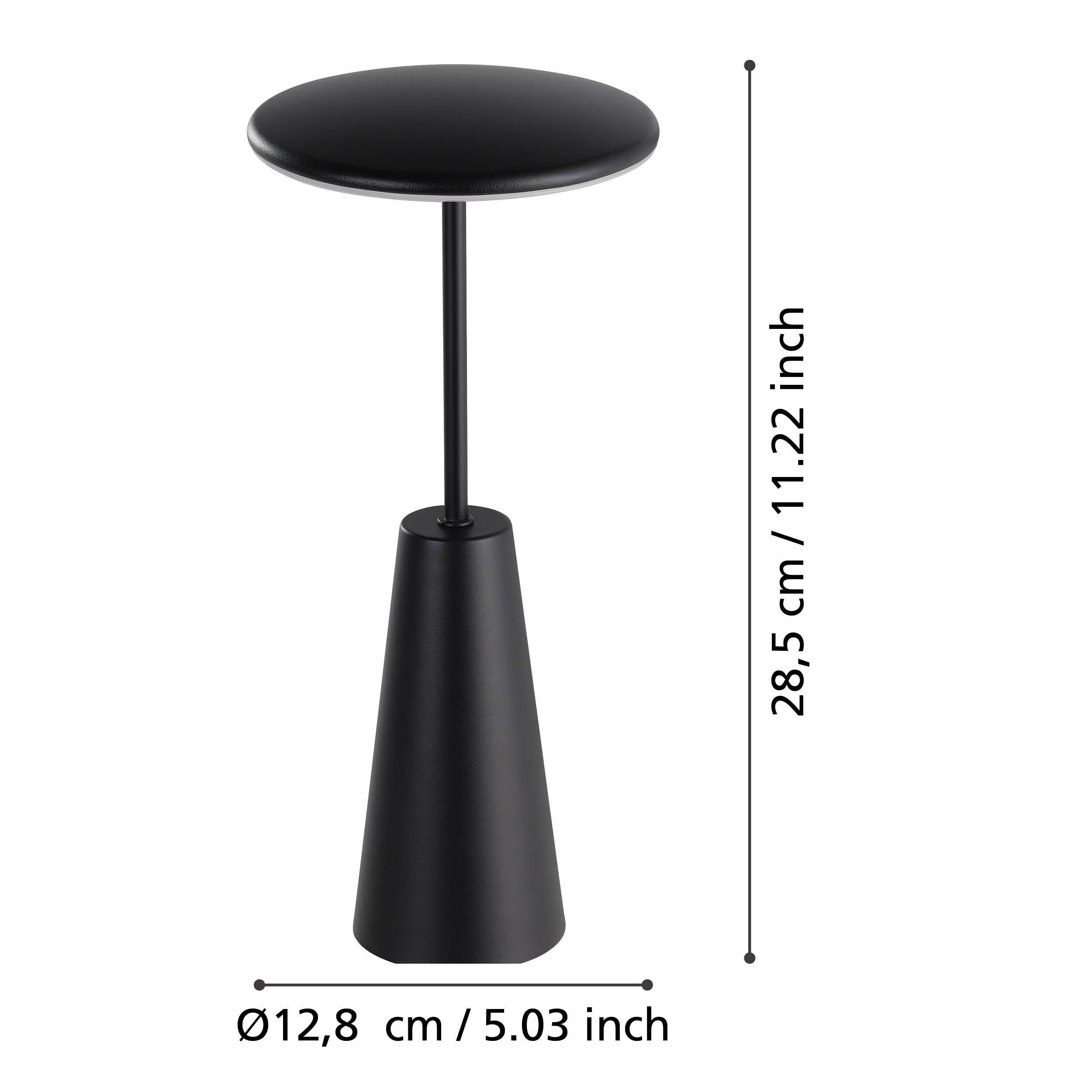 Lampe extérieure en métal noir PICCOLA led intégrée 2,8W