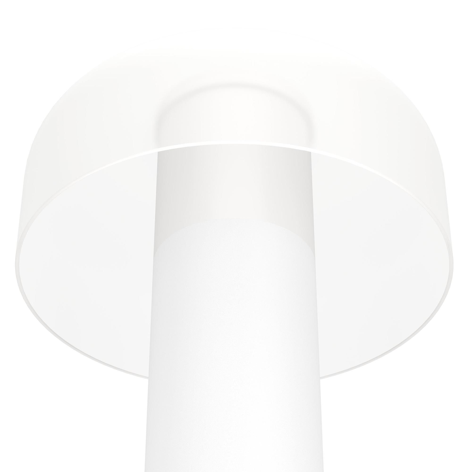 Lampe de sol extérieure en pvc blanc PONENTE led intégrée 2,25W