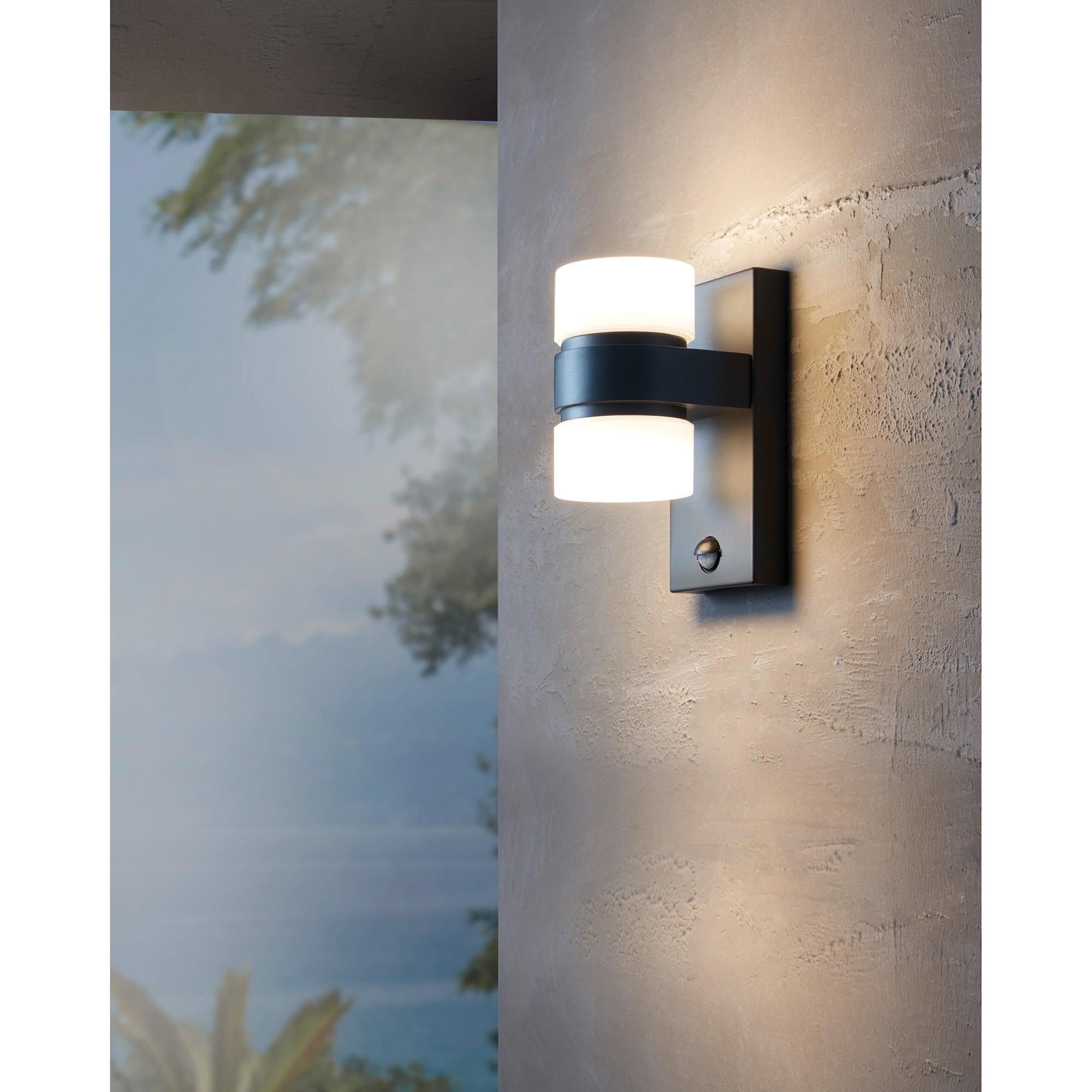 Applique extérieure en aluminium anthracite ATOLLARI led intégrée 2X4,9W