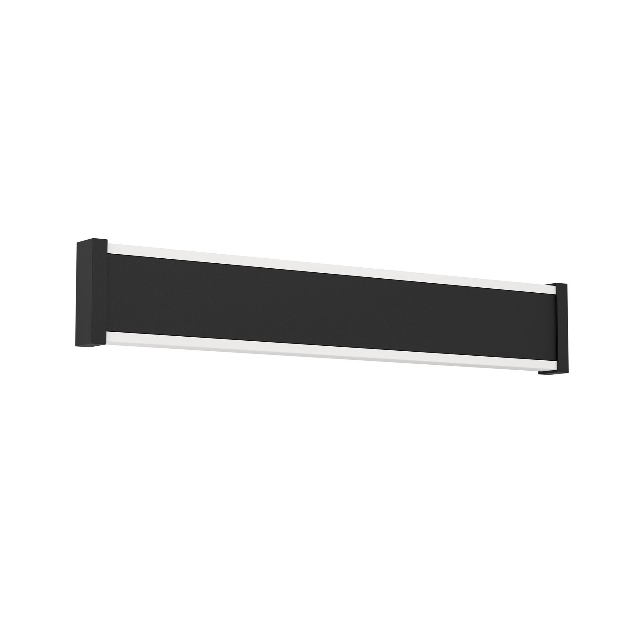 Applique extérieure en métal noir NEVIANO LED INT 2X3,7W