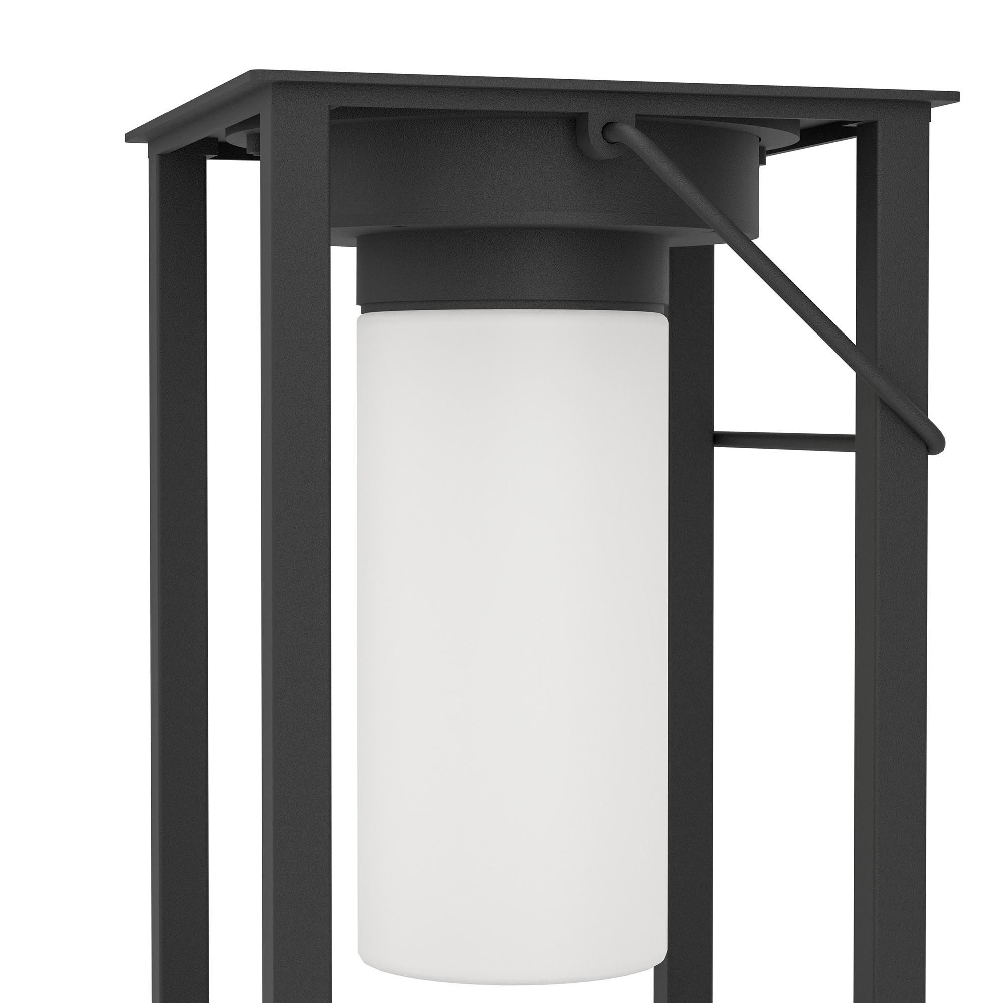 Lampe de table extérieure en plastique noir USIGNI led intégrée 2,5W