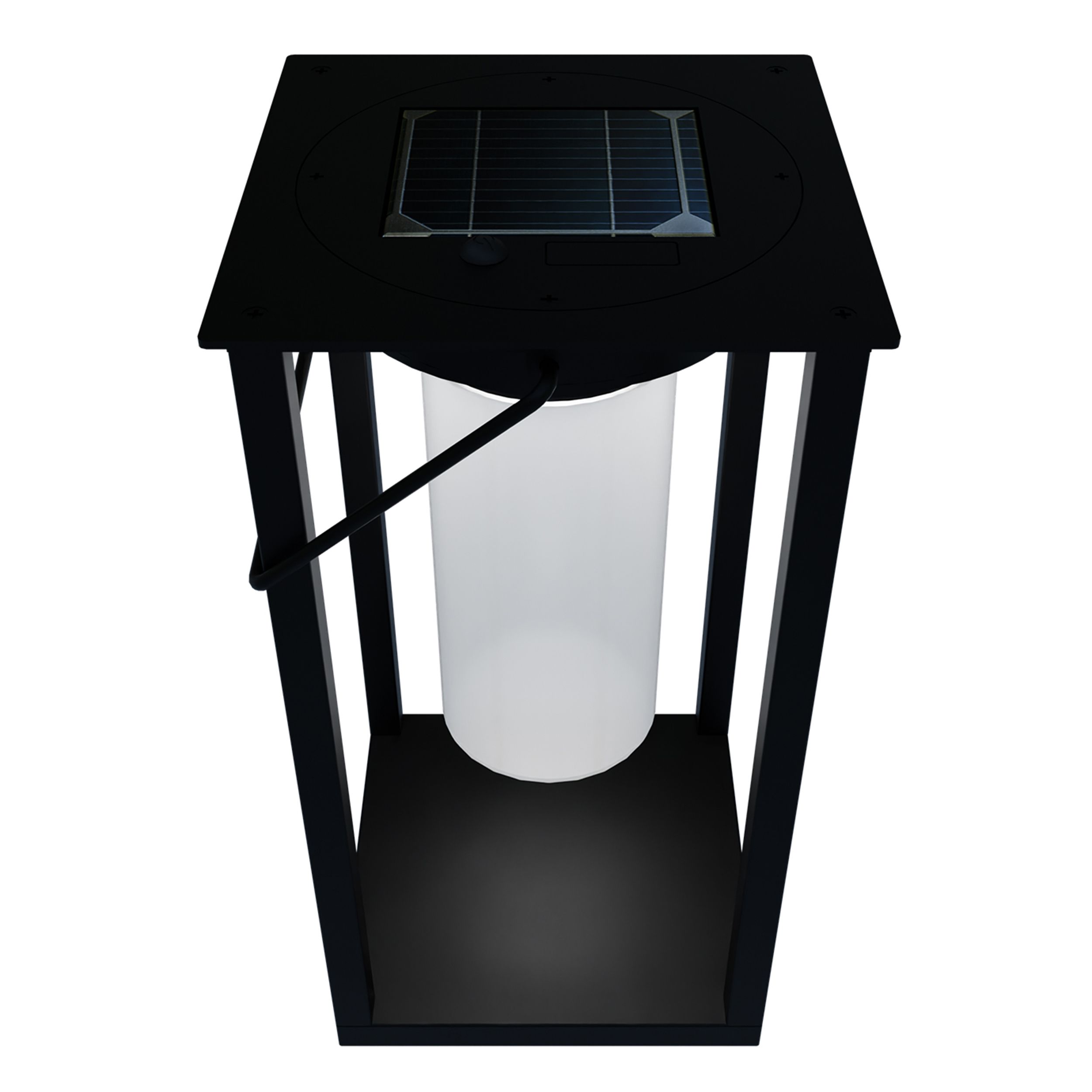 Lampe de table extérieure en plastique noir USIGNI led intégrée 2,5W