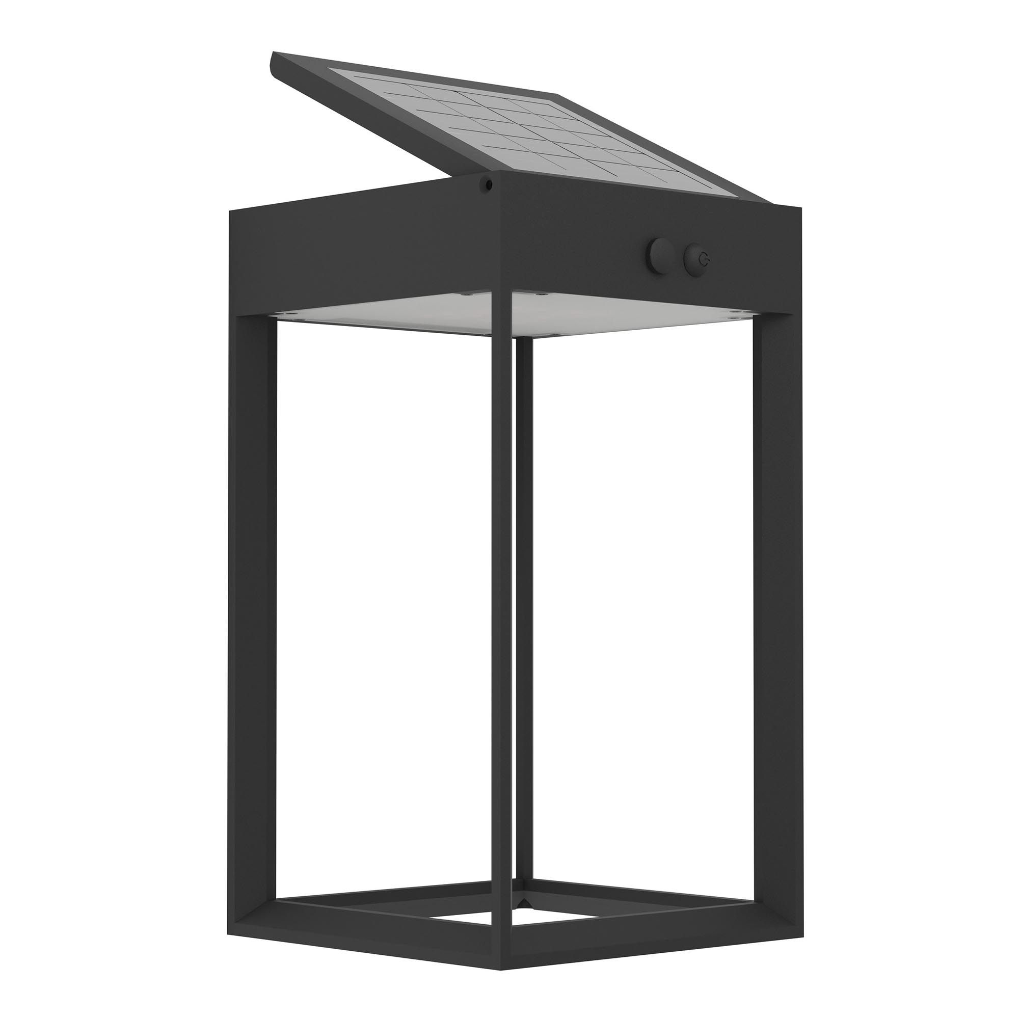 Lampe de table extérieure en plastique noir SUZZARA led intégrée 6W