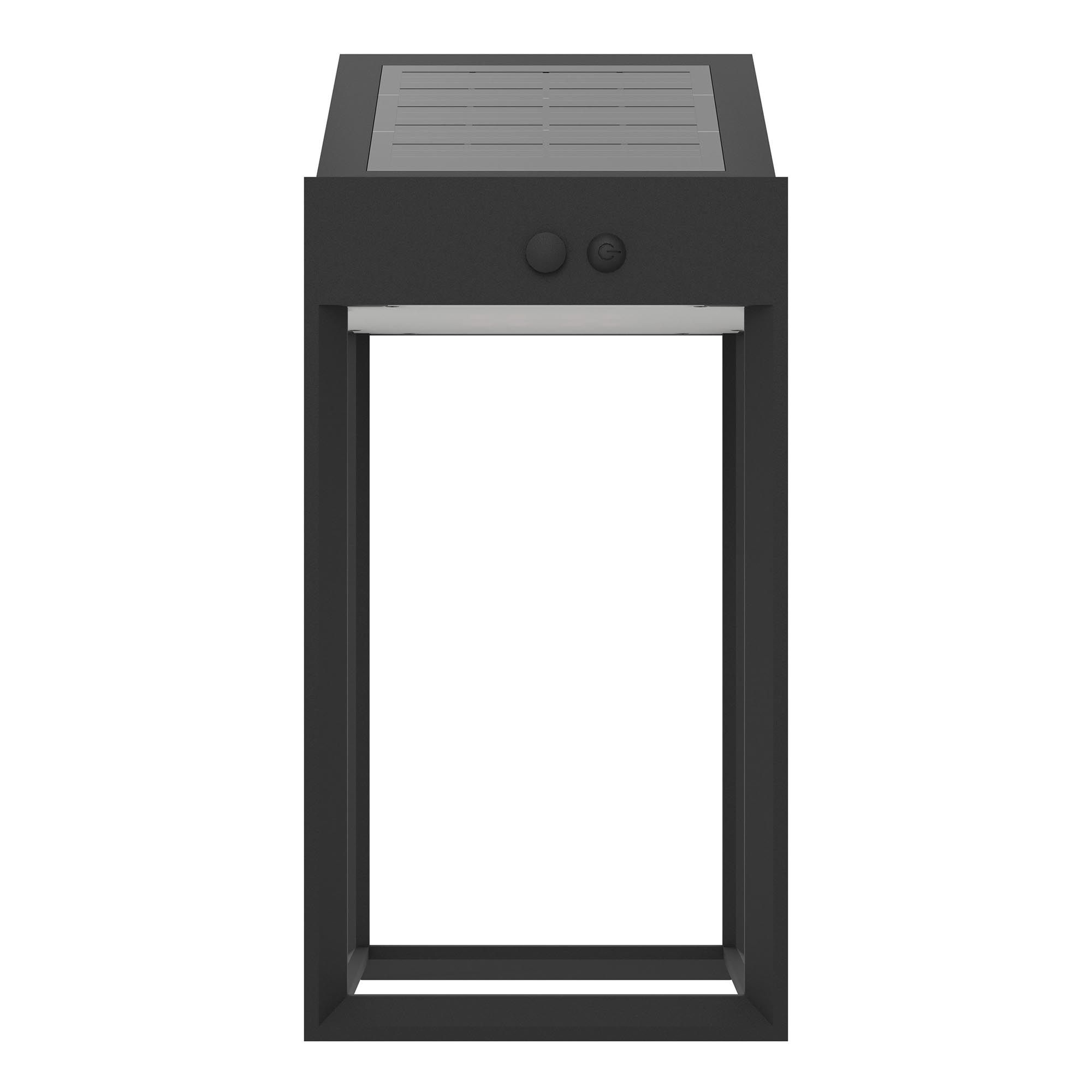 Lampe de table extérieure en plastique noir SUZZARA led intégrée 6W