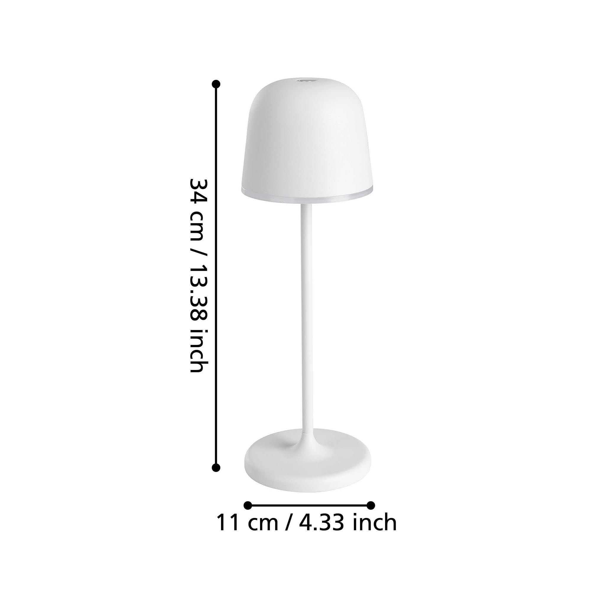 Lampe de sol extérieure en métal gris MANNERA led intégrée 2,2W