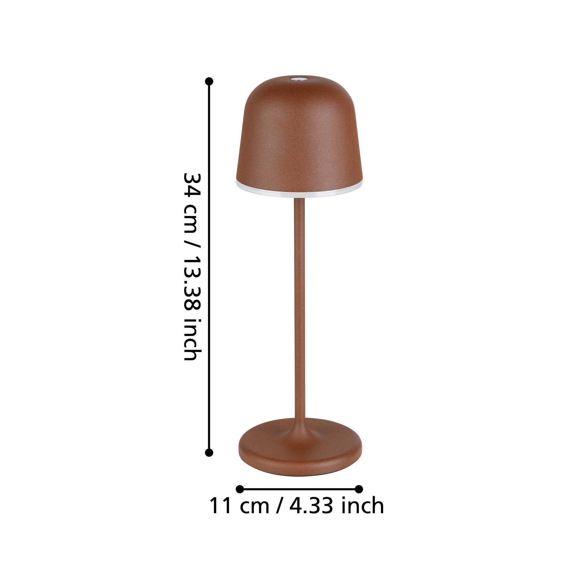 Lampe de sol extérieure en métal marron MANNERA led inégrée 2,2W