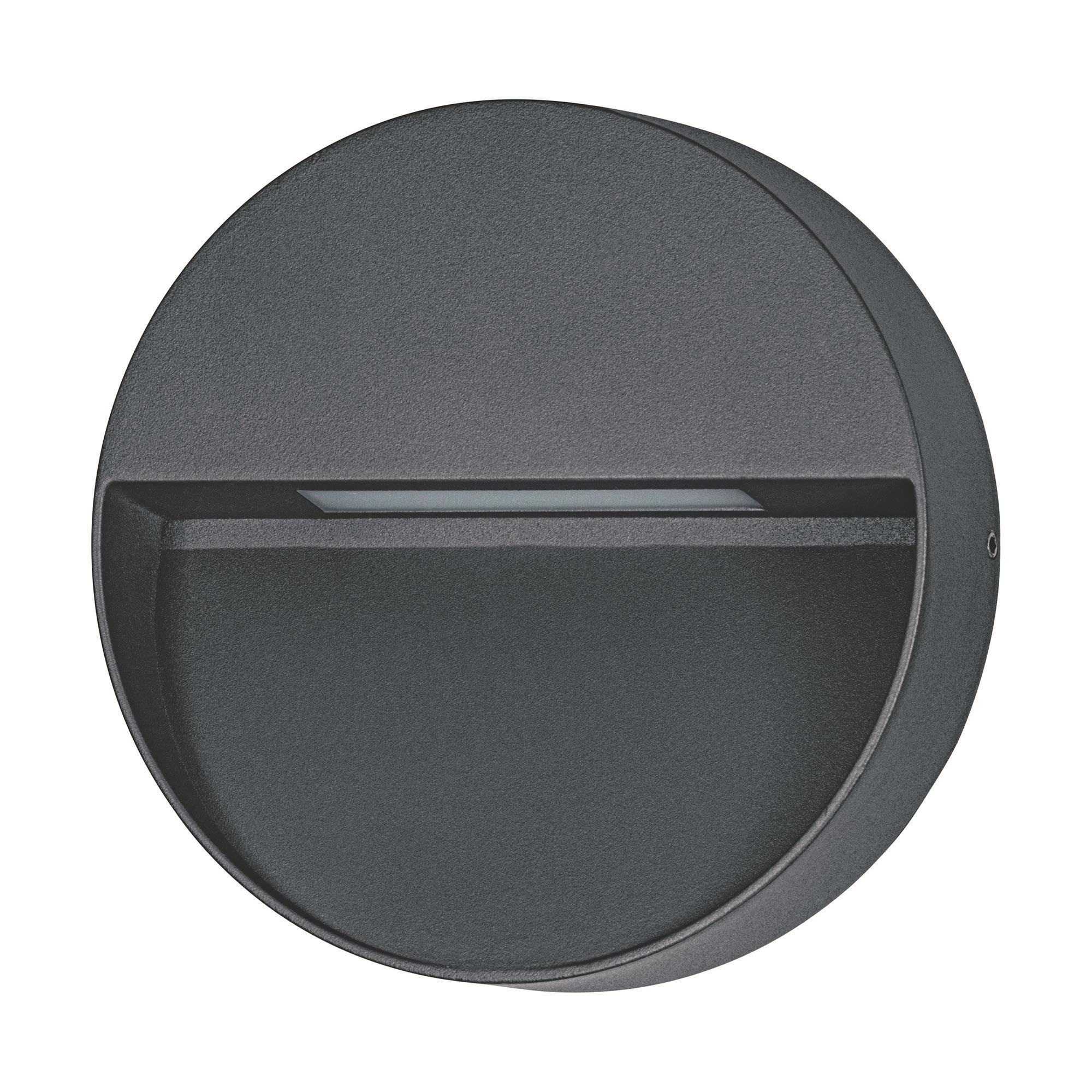 Applique extérieure en aluminium noir MARUGGIO led intégrée 4,8W