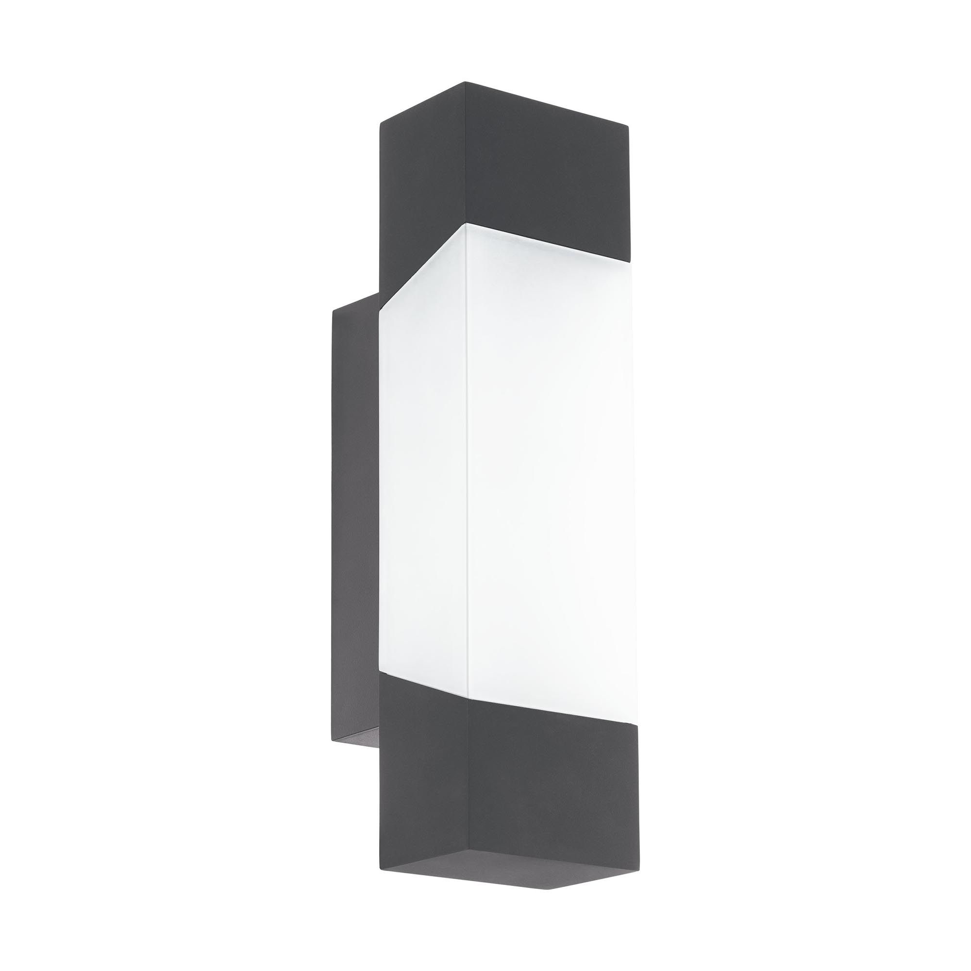 Applique extérieure en métal noir GORZANO led intégrée 4,8W