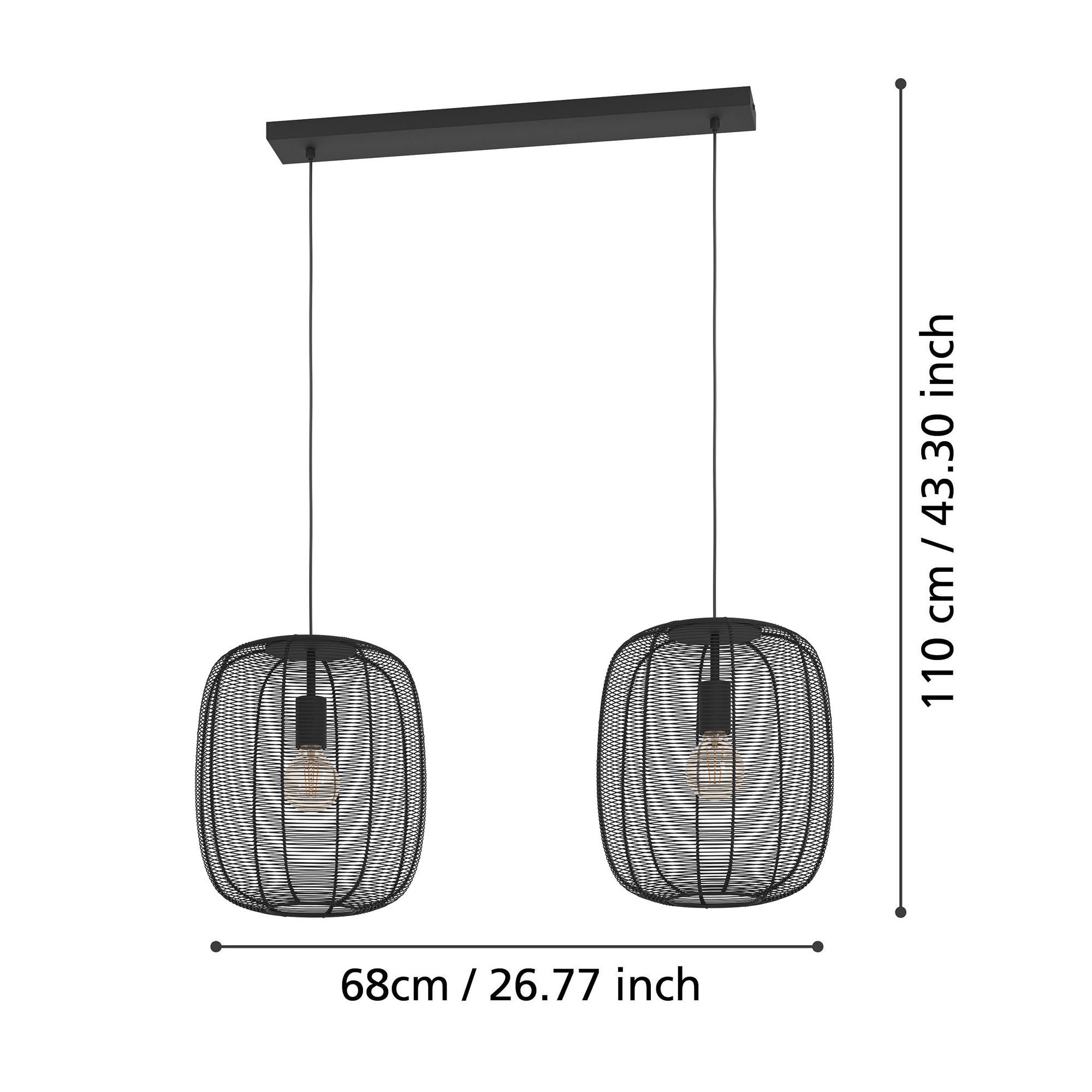 Suspension E27 RINROE L90cm