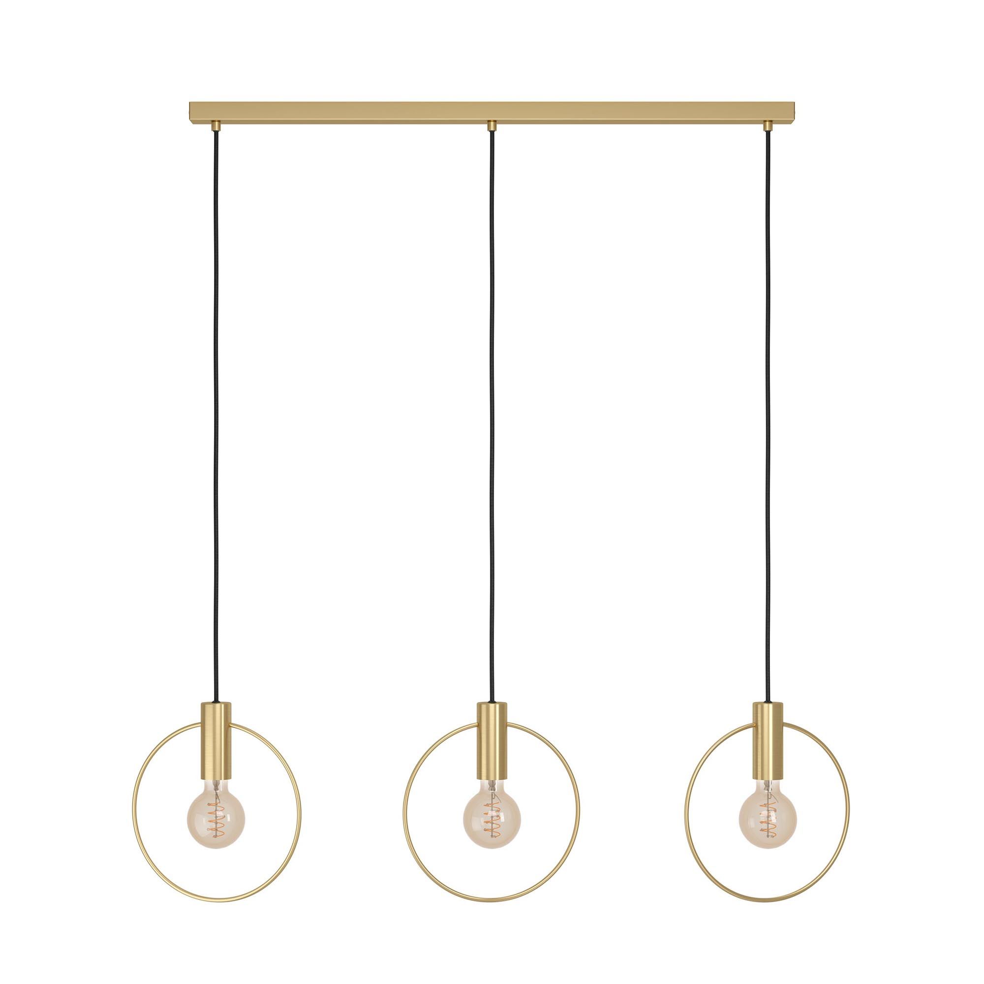 Suspension métal doré MANIZALES E27 3X40W