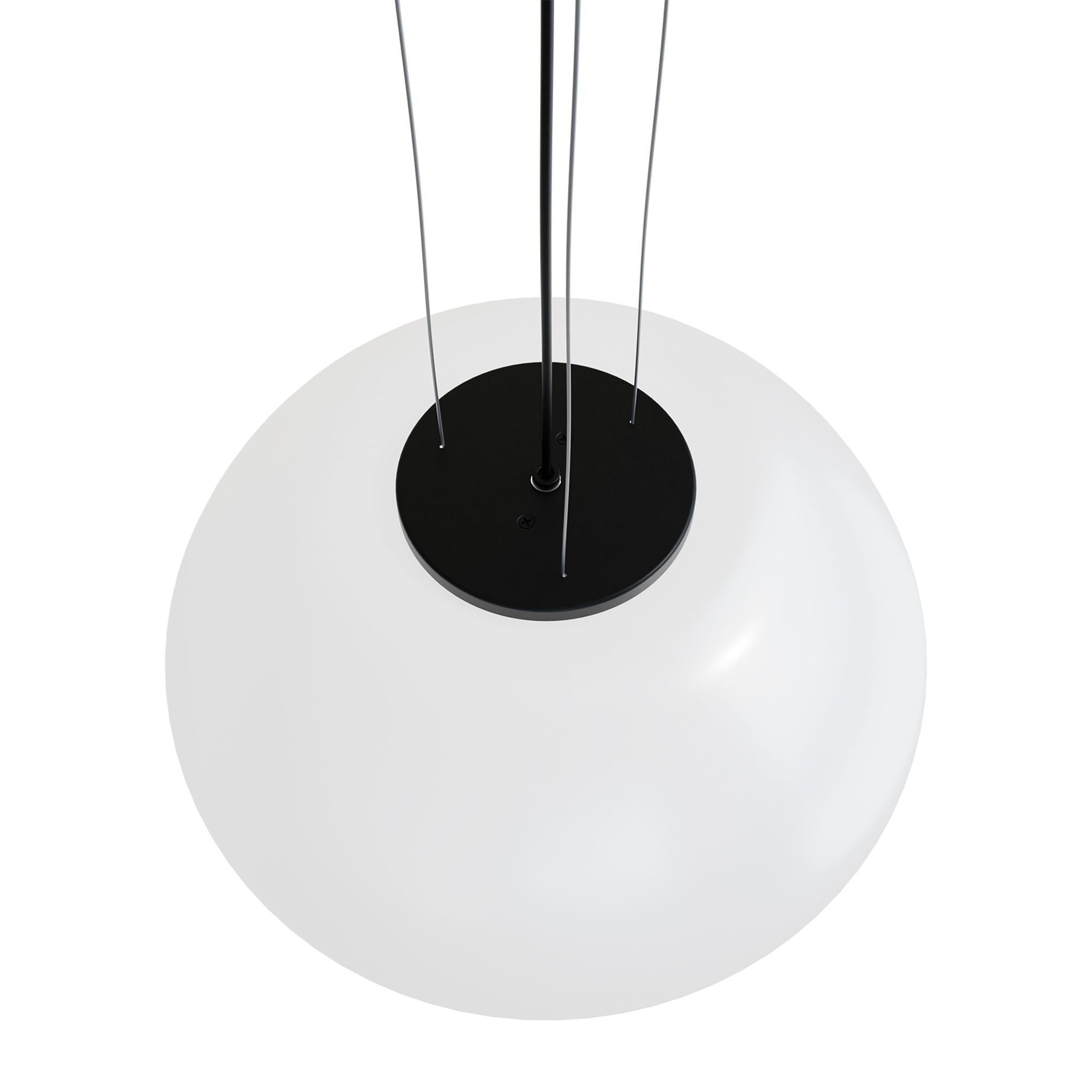 Suspension en verre opale BALMES E27 40W