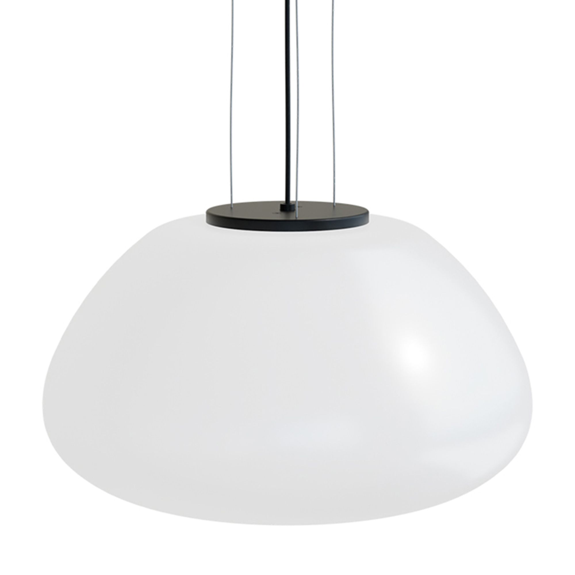 Suspension en verre opale BALMES E27 40W