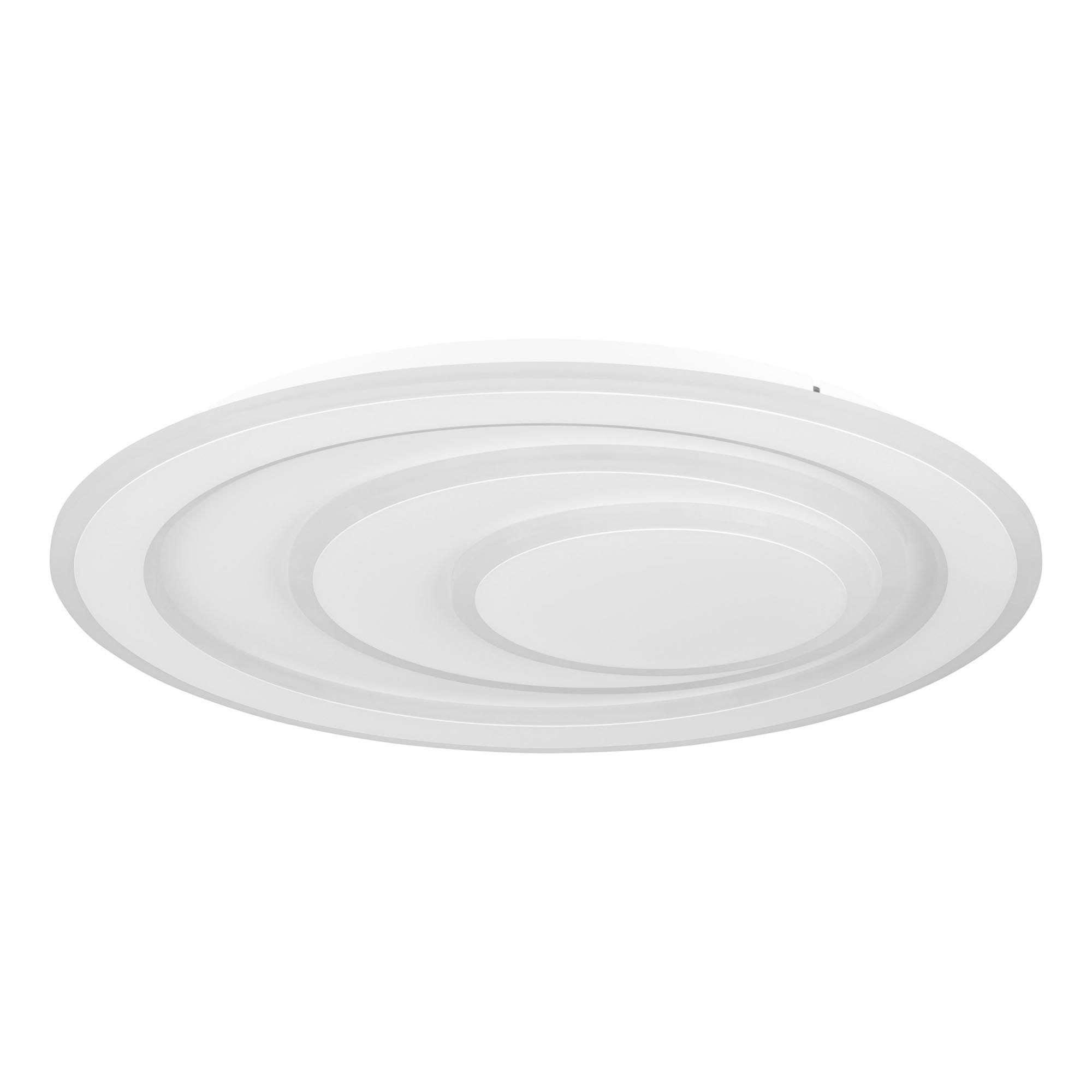 Plafonnier en plastique blanc PALAGIANO 1 Lled intégrée 21W