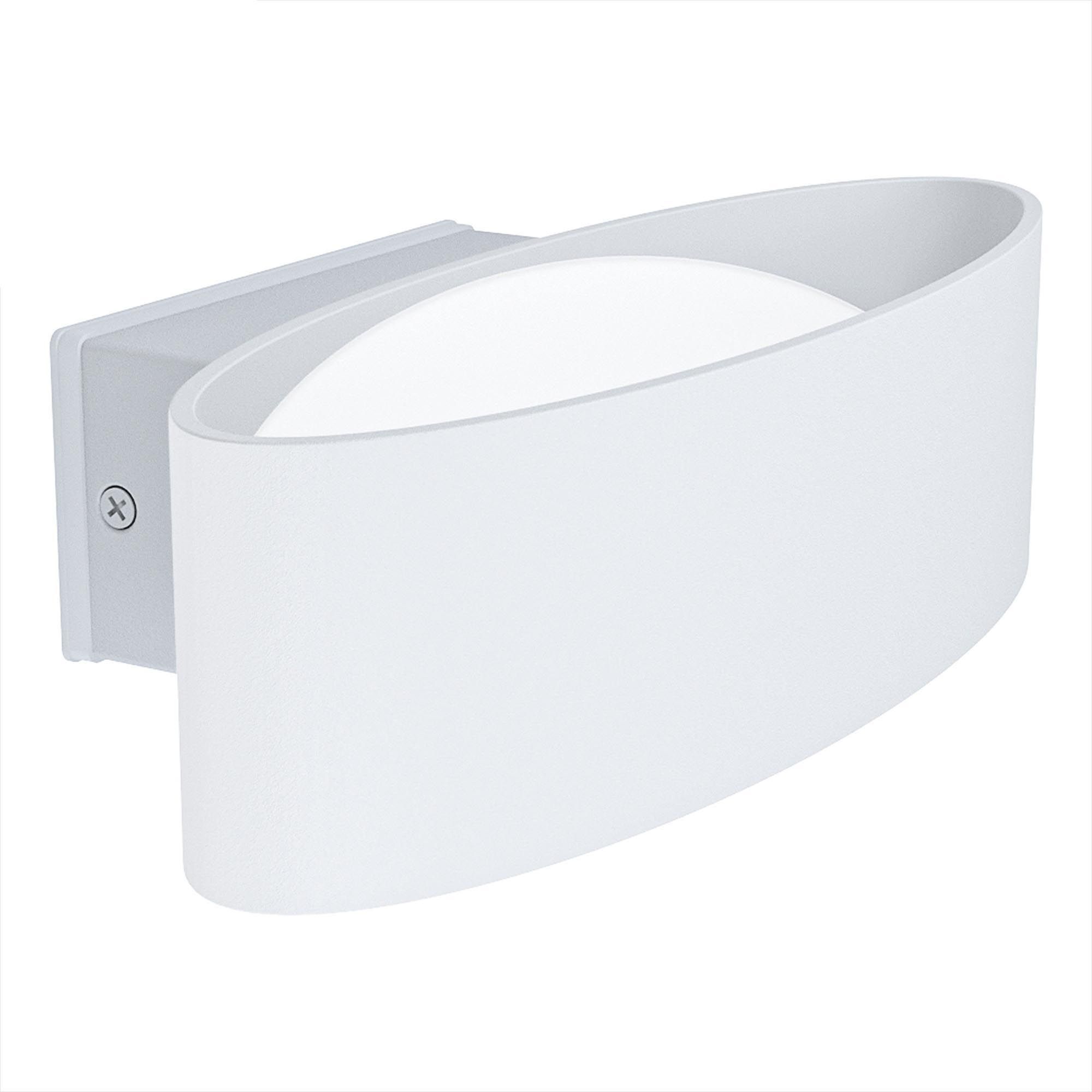 Applique extérieure en métal blanc CHINOAl led intégrée 10W