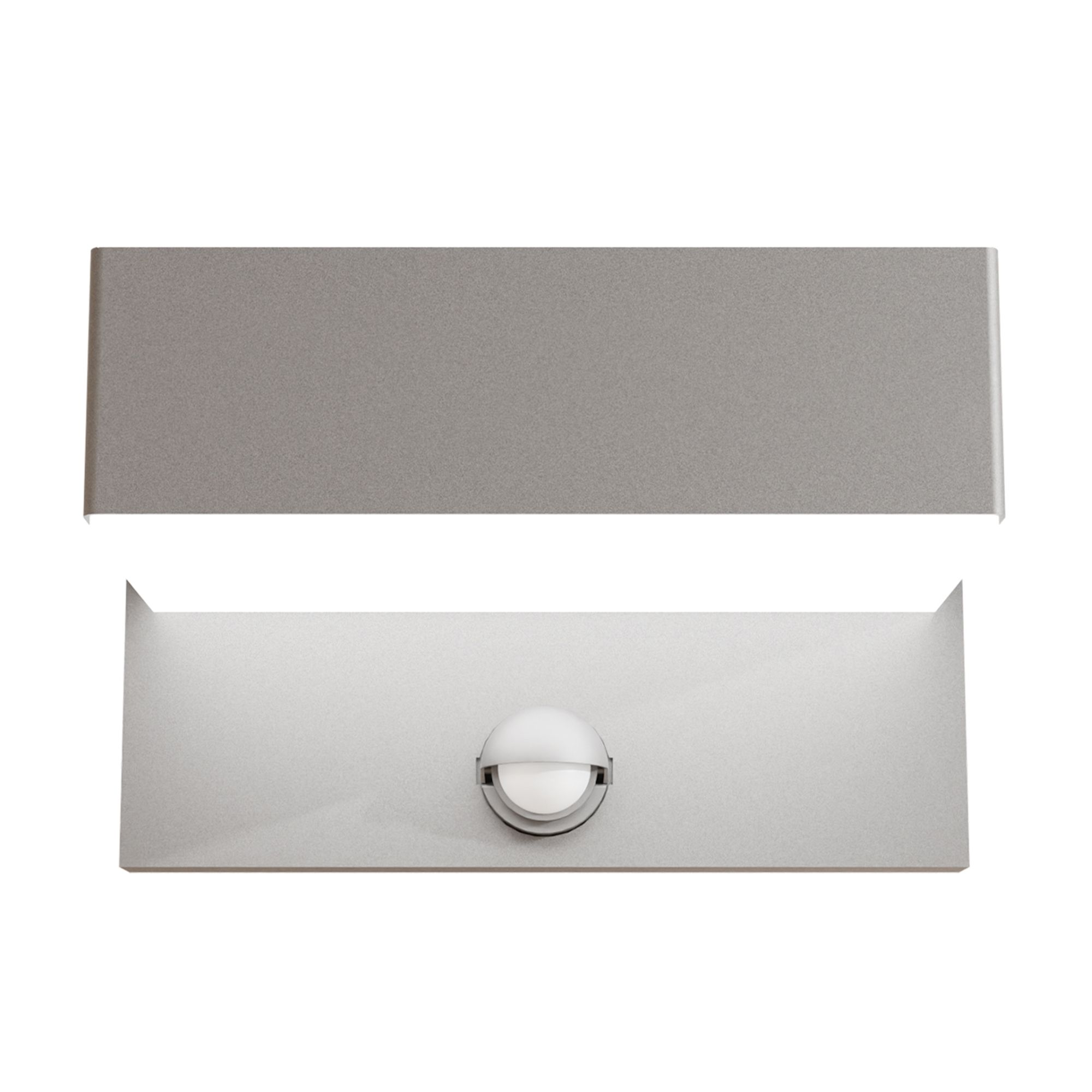 Applique extérieure en métal gris AZZINANO led intégrée 5,6W