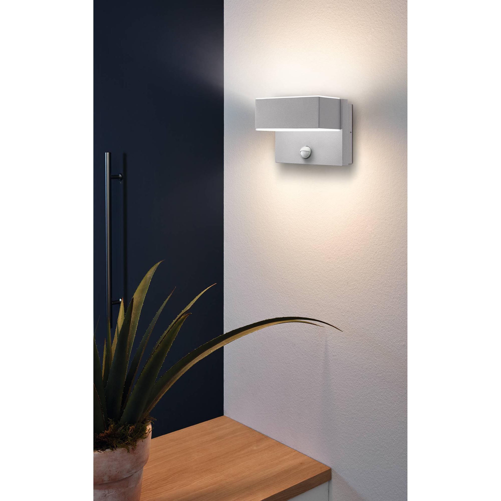 Applique extérieure métal gris AZZINANO LED INT 1X5,6W