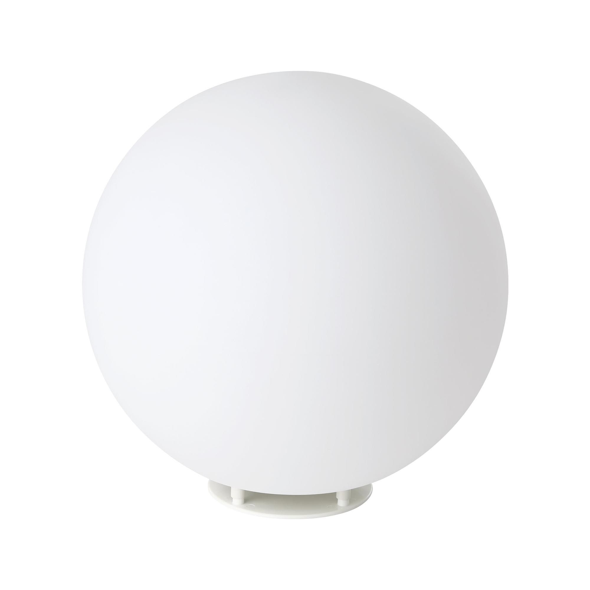 Boule lumineuse extérieure en plastique opale MONTEROLO D30 cm E27 40W