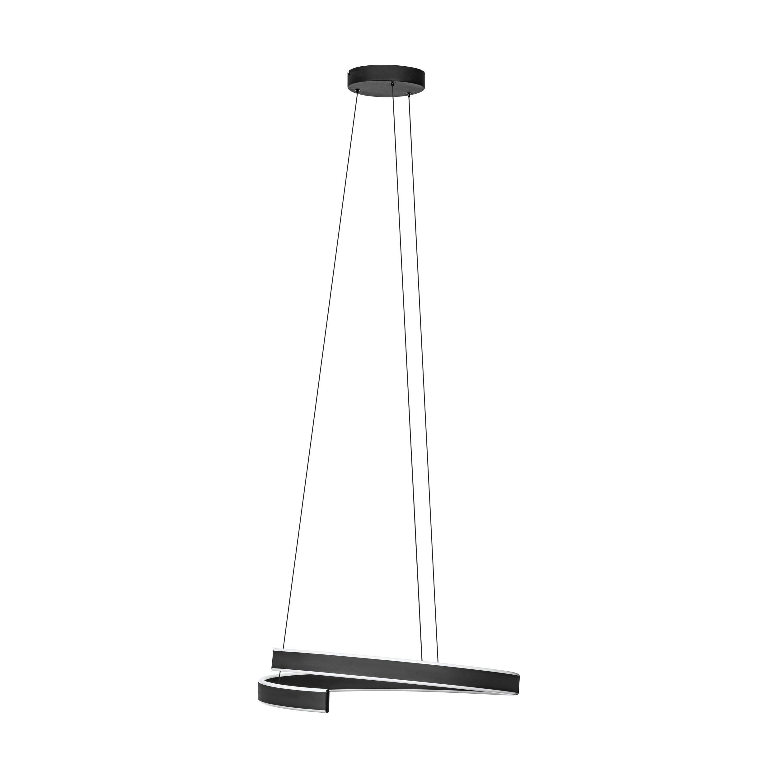 Suspension en plastique noir ANDABAIA-Z led intégrée 42,5W