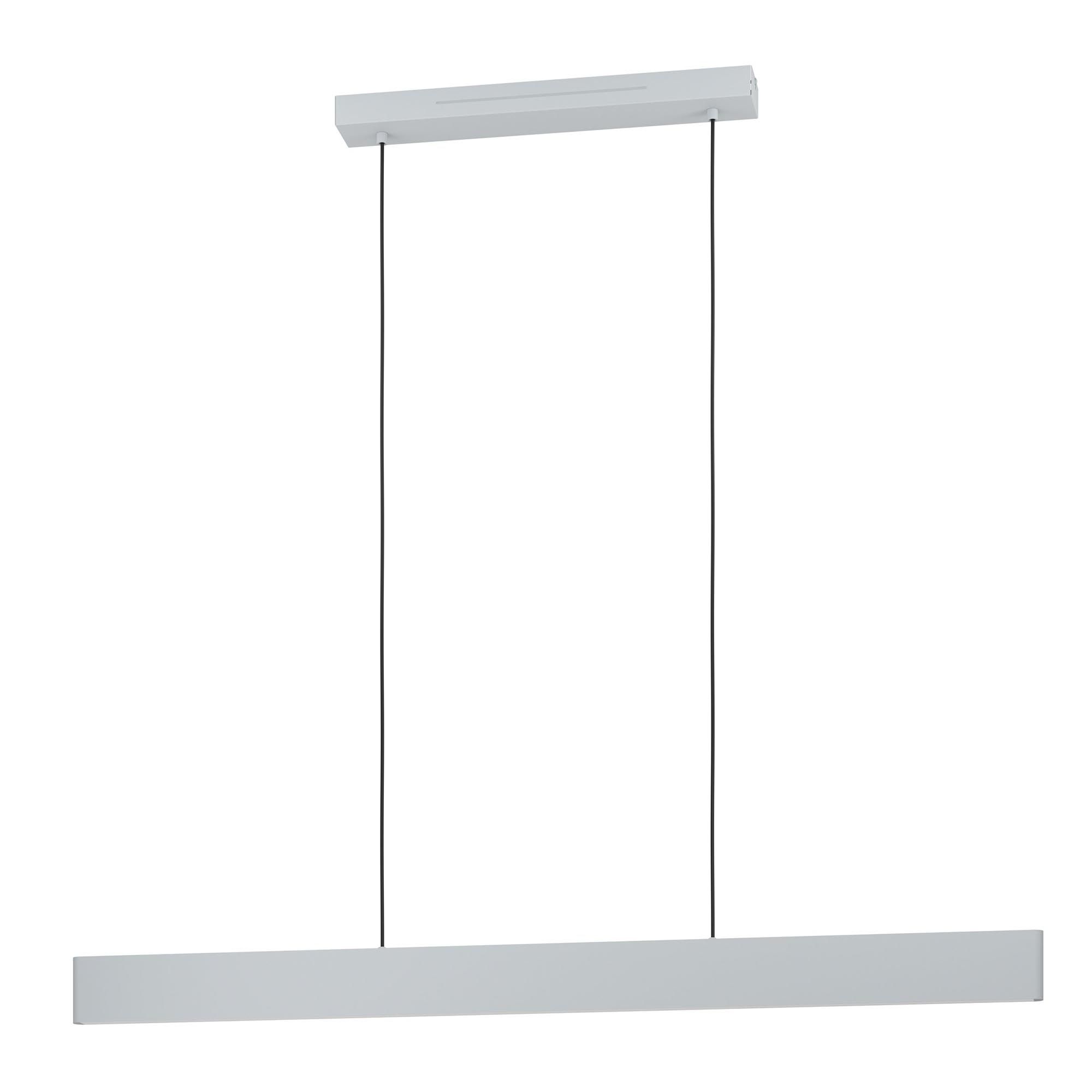 Suspension en métal gris ANDREA Z led intégrée 2X19W