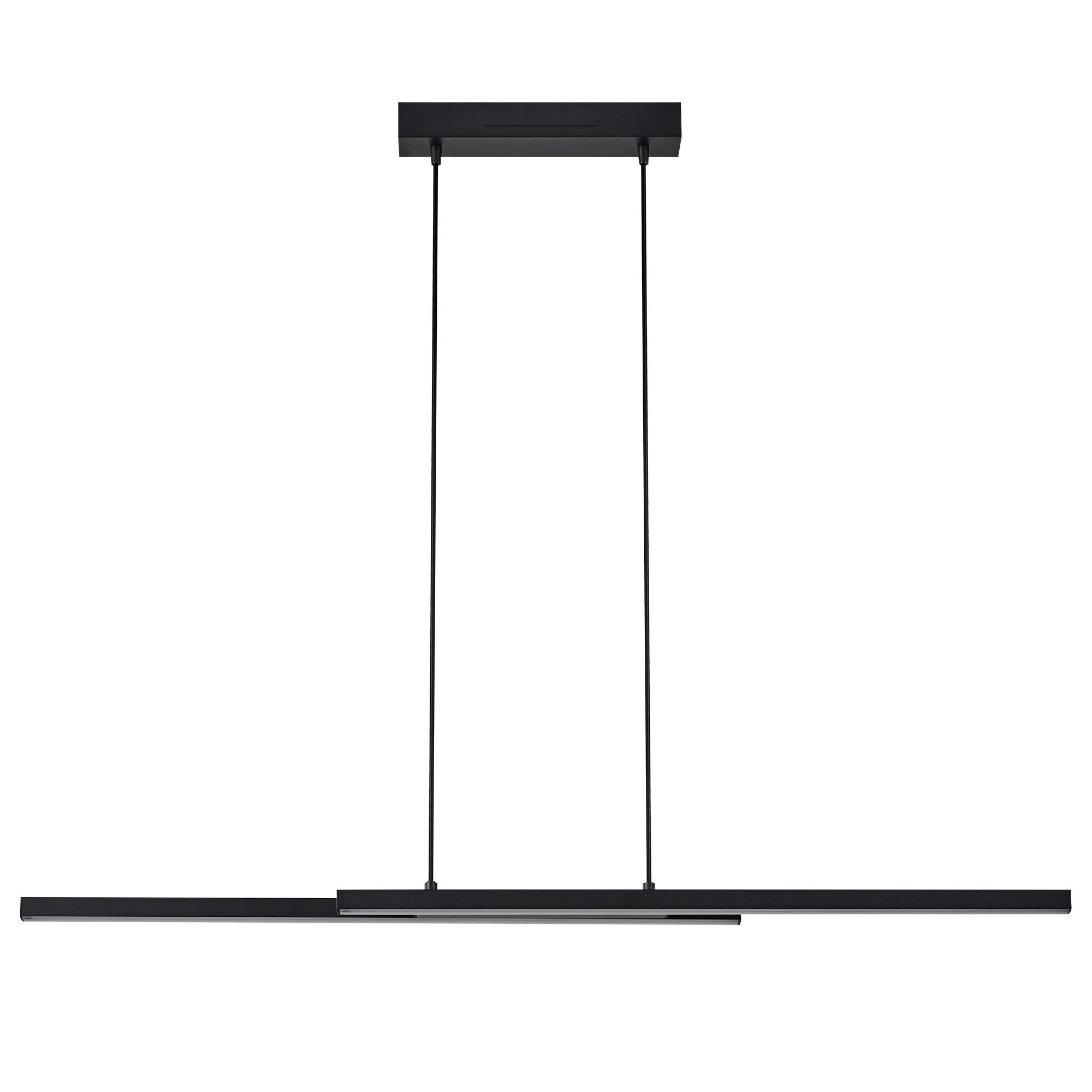 Suspension LED FRAIOLI-Z dimmable métal noir L105,5cm