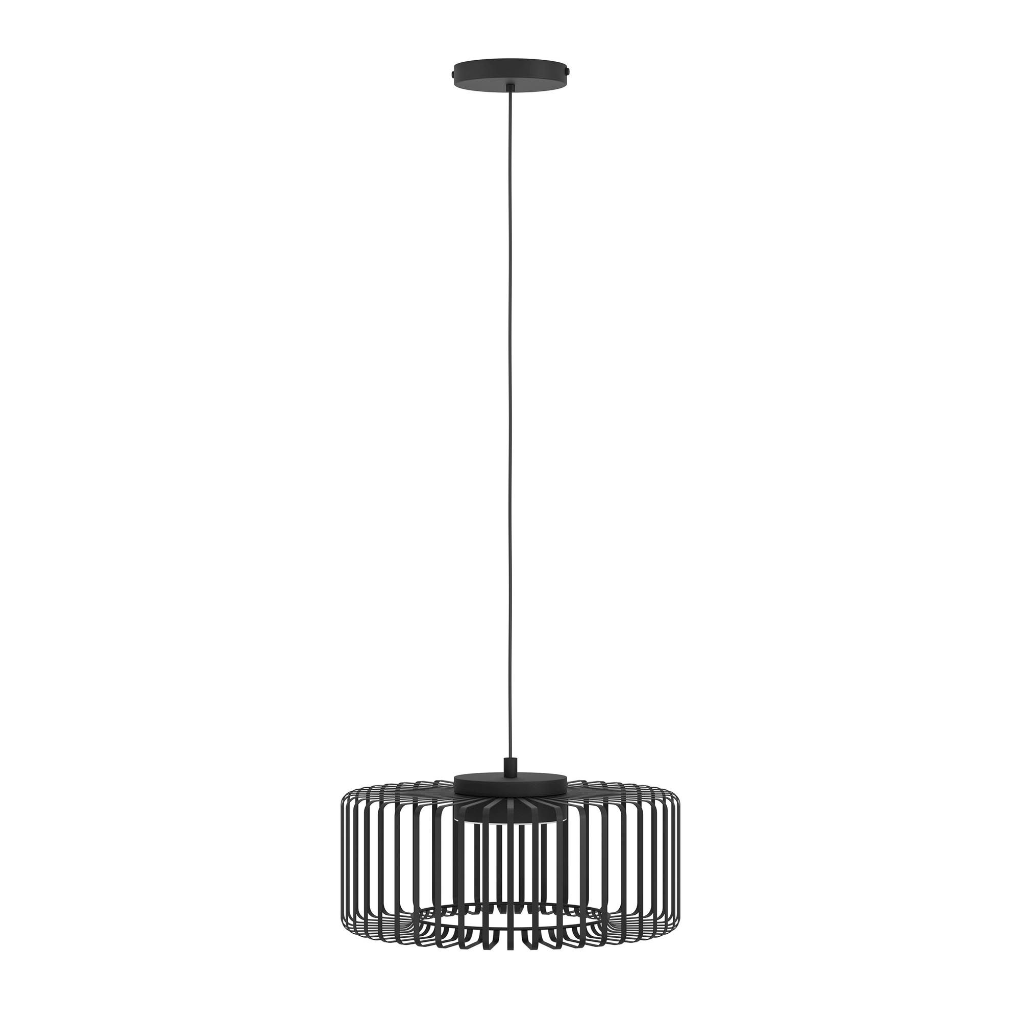 Suspension en métal noir GINESTRONE Z led intégrée 22W