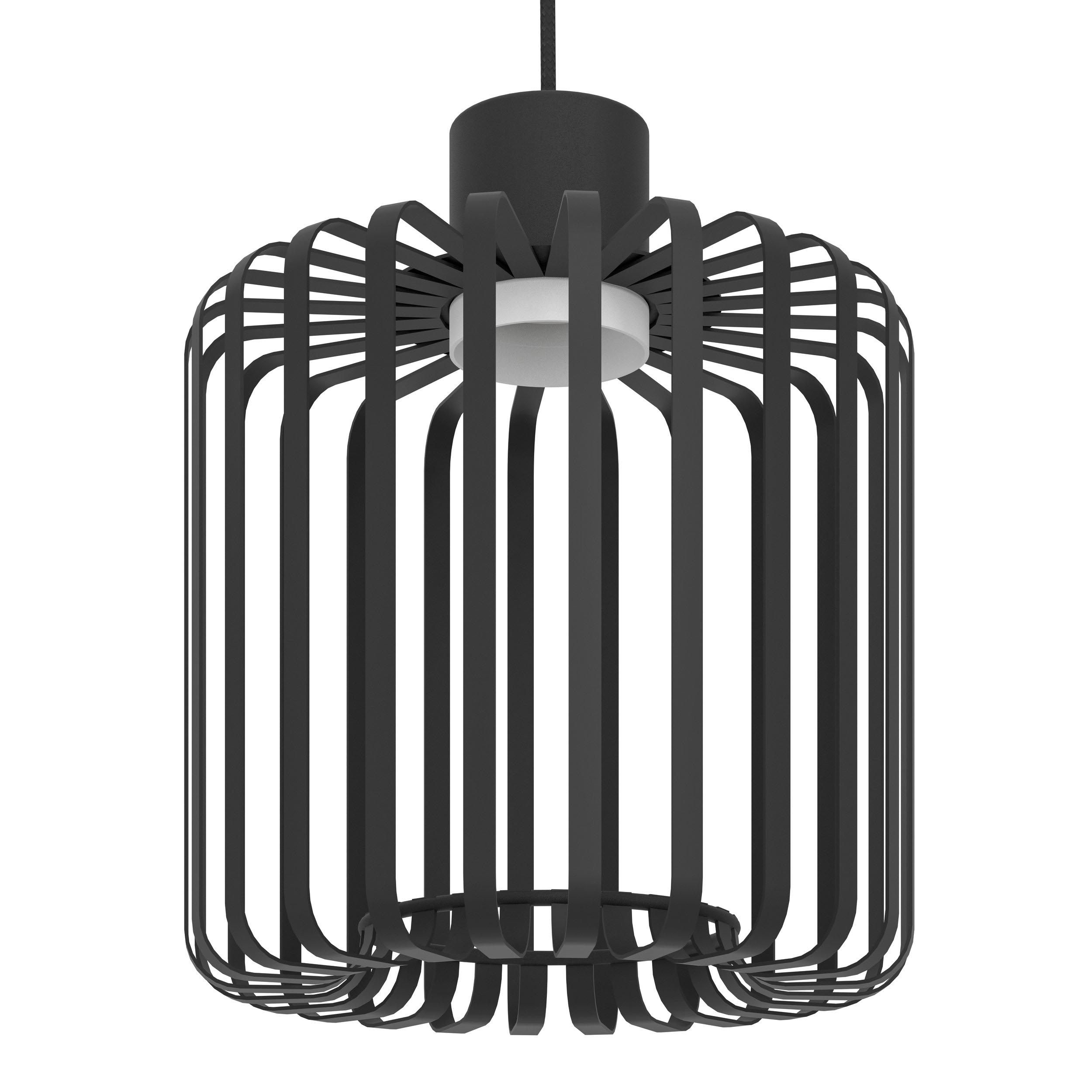 Suspension en métal noir GINESTRONE Z led intégrée 3X3,7W