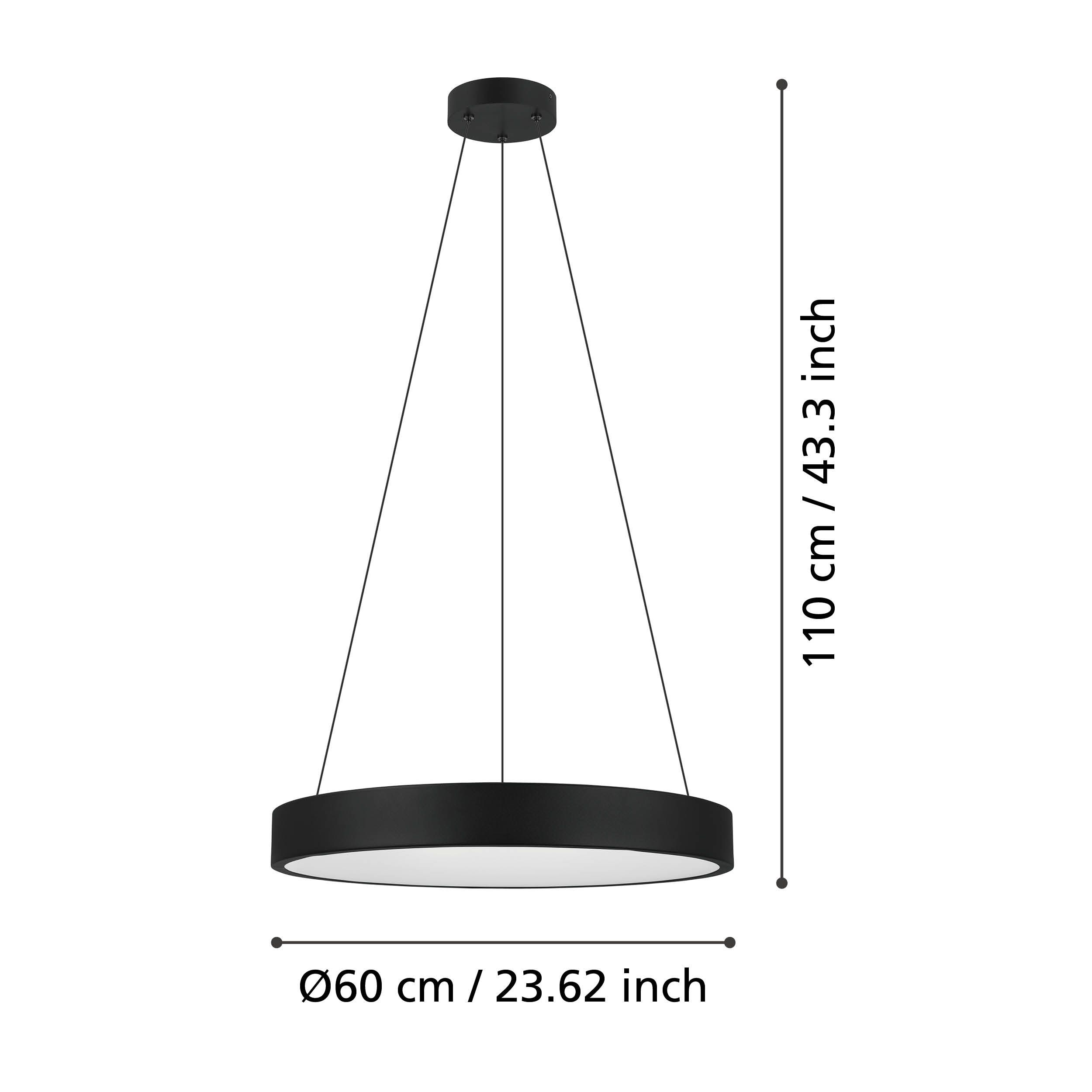 Suspension LED MARGHERA Z dimmable D60cm