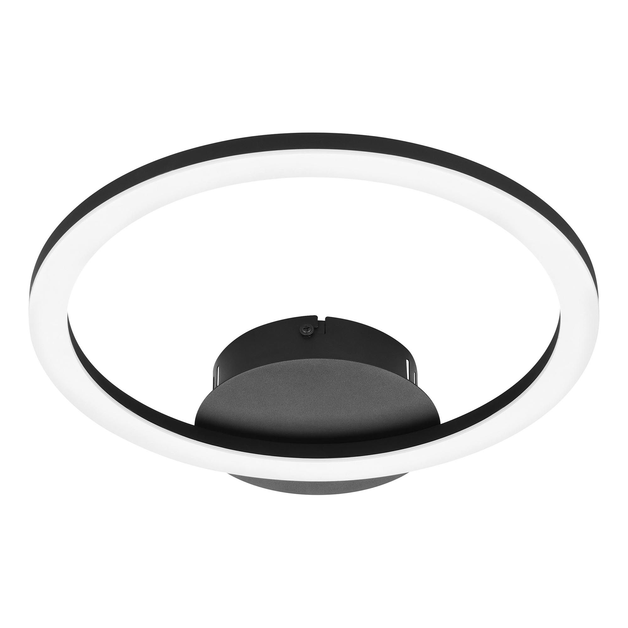 Plafonnier noir PARRAPOS-Z led intégrée 12W