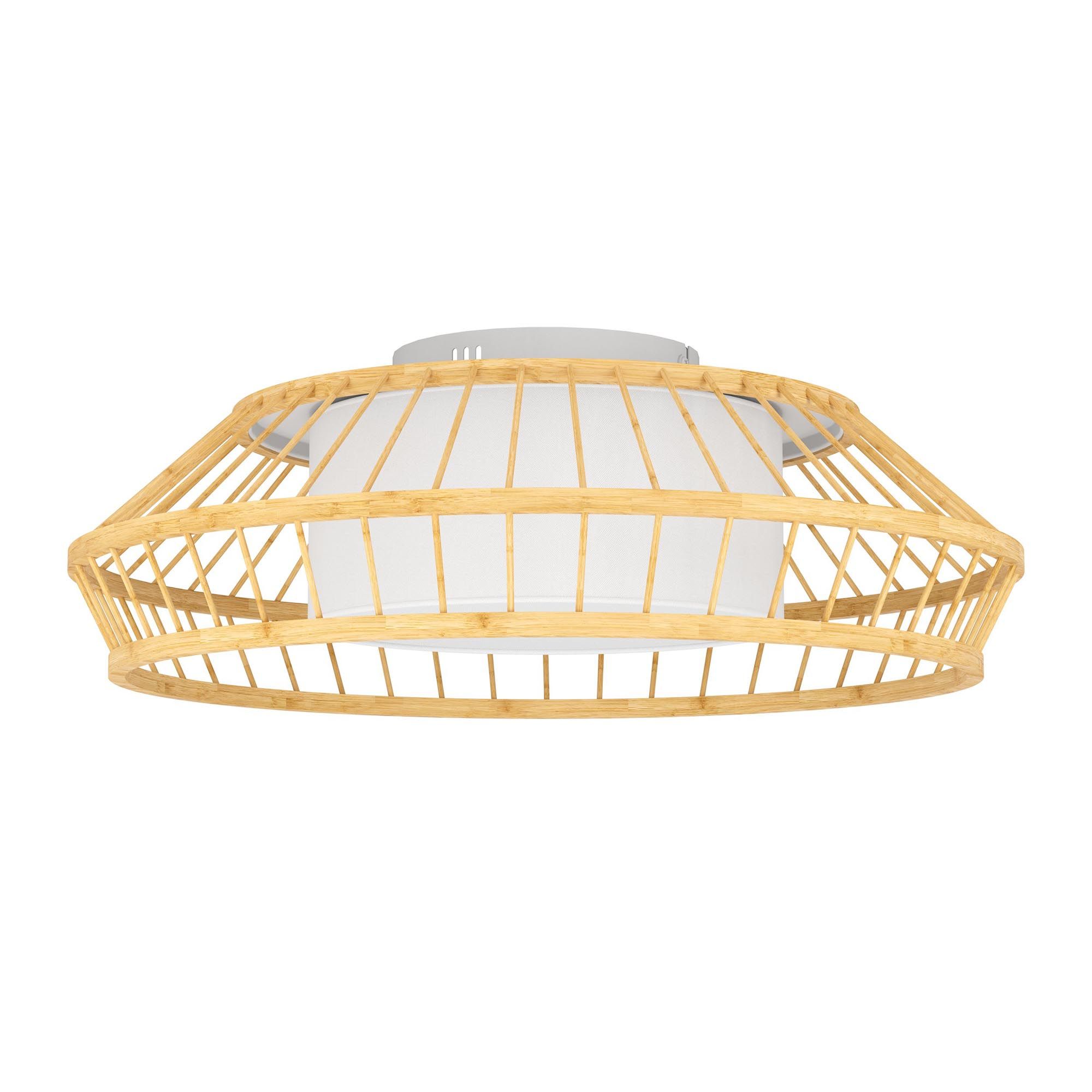 Plafonnier LED YUZU Z dimmable en Bois D46cm