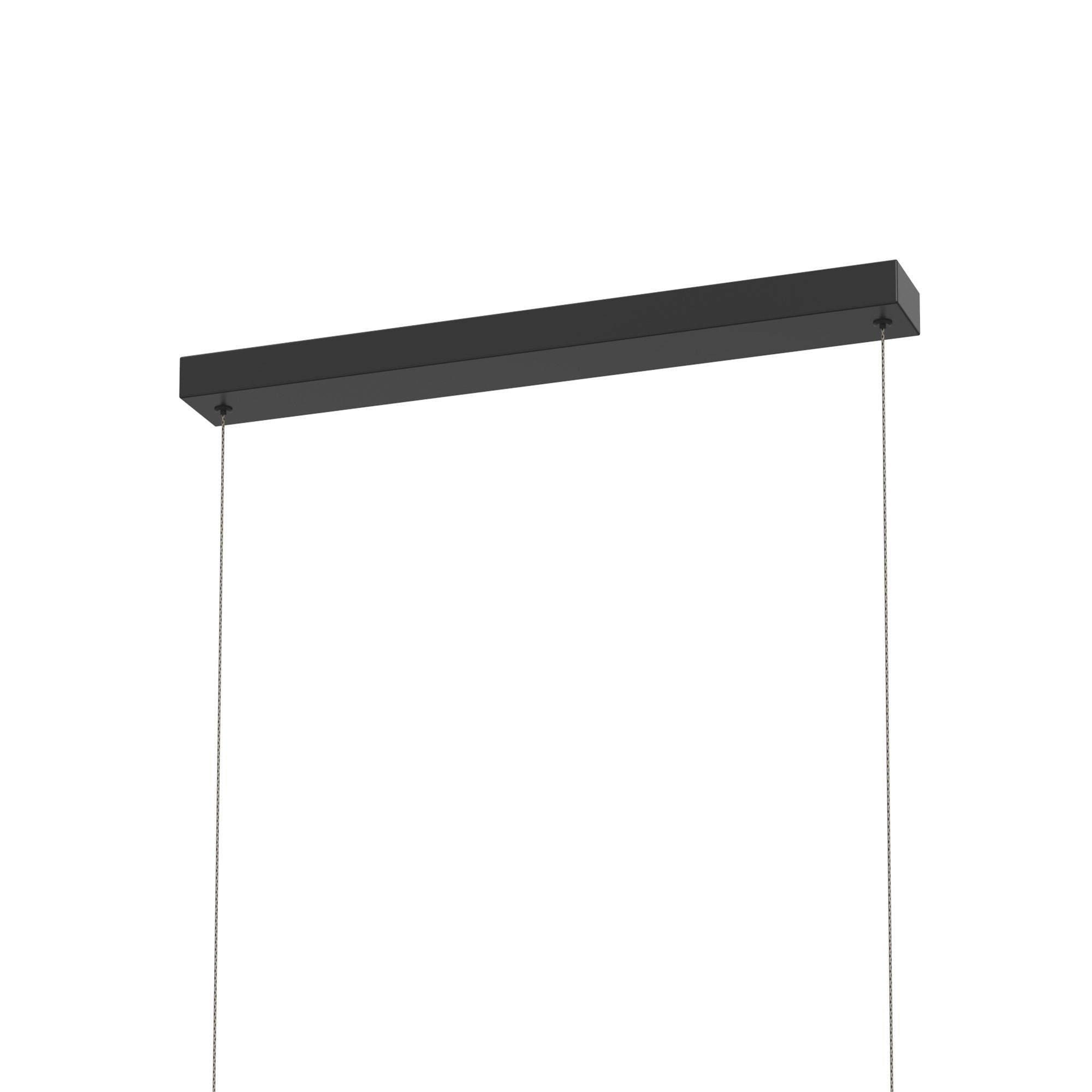 Suspension LED dimmable MESSINA noir L120cm