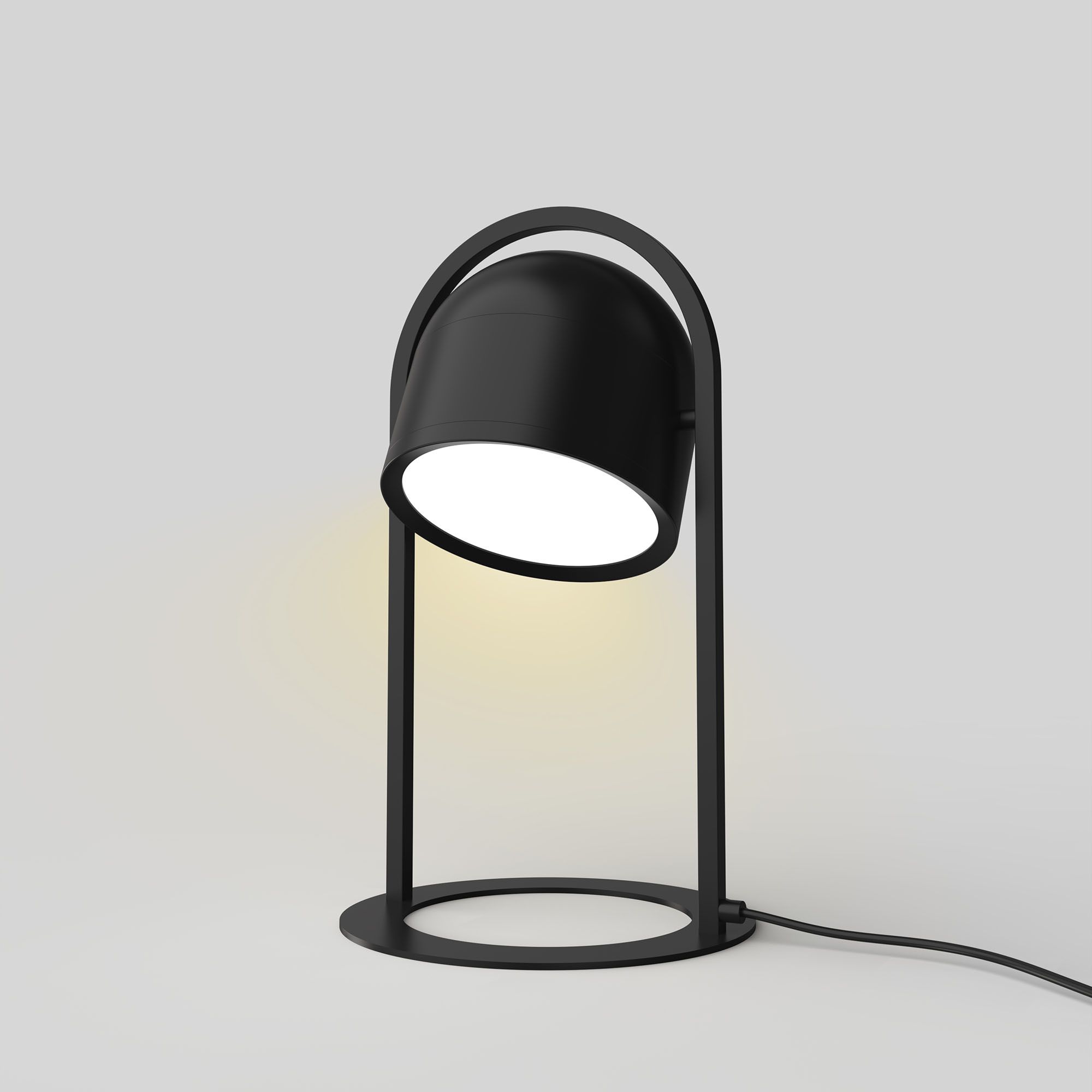 Lampe à poser LED NIZZA noir H35cm