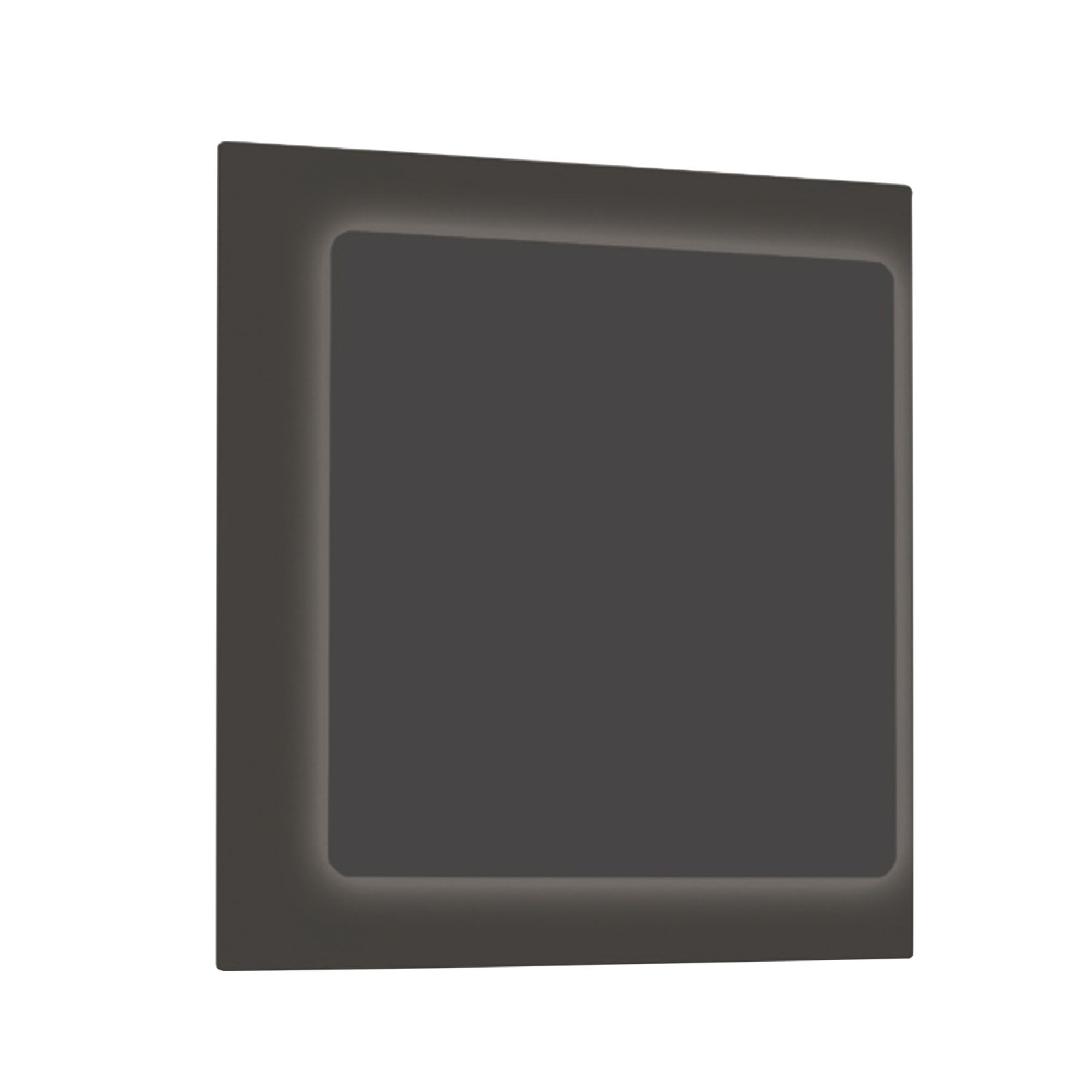 Applique carrée en métal noir BAYONNE led intégrée 6,5W 720 lumens 3000K