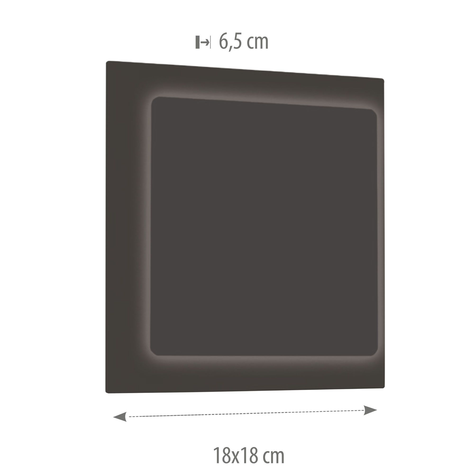 Applique LED BAYONNE en Métal Noir D18cm