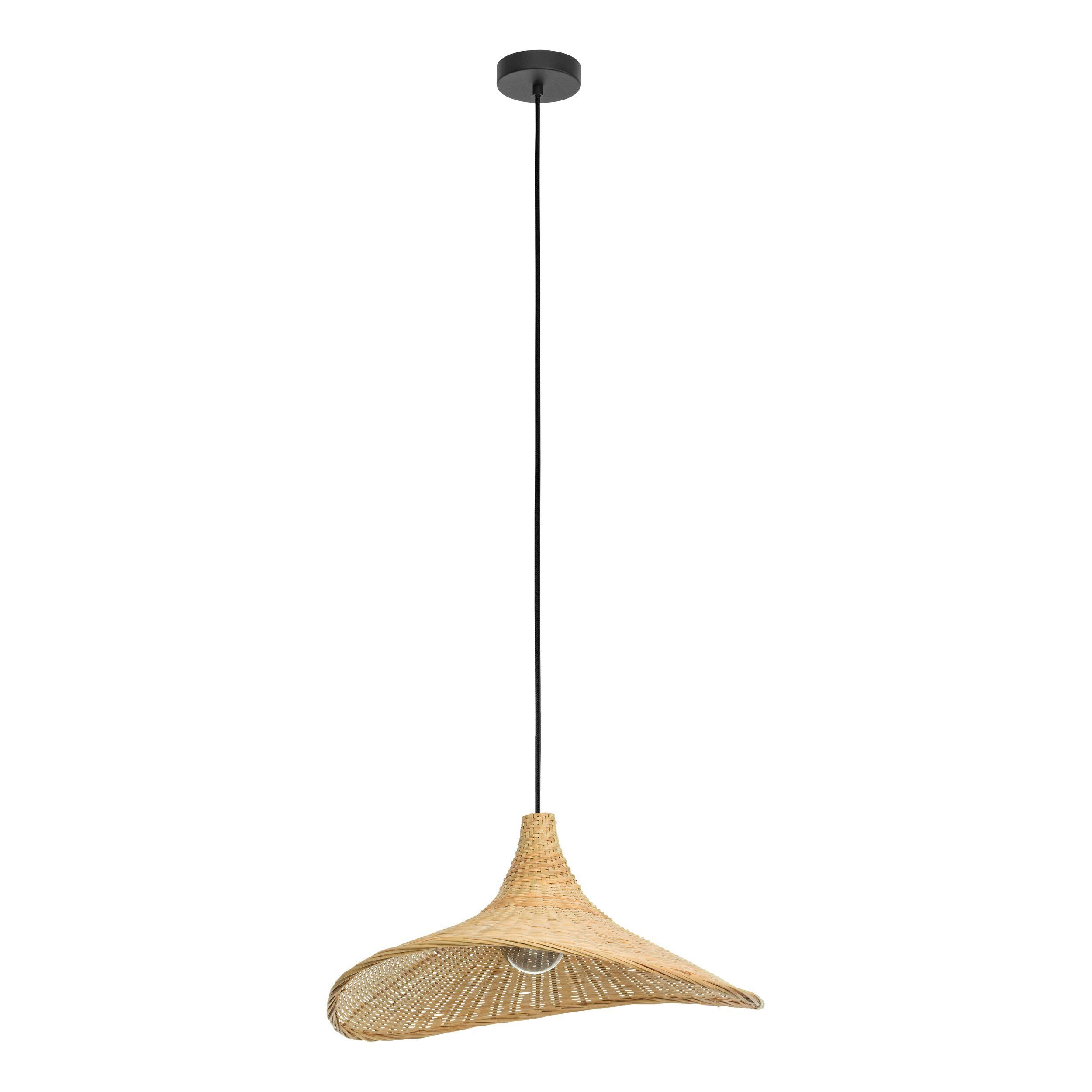 Suspension bois naturel HAXEY E27 1X40W