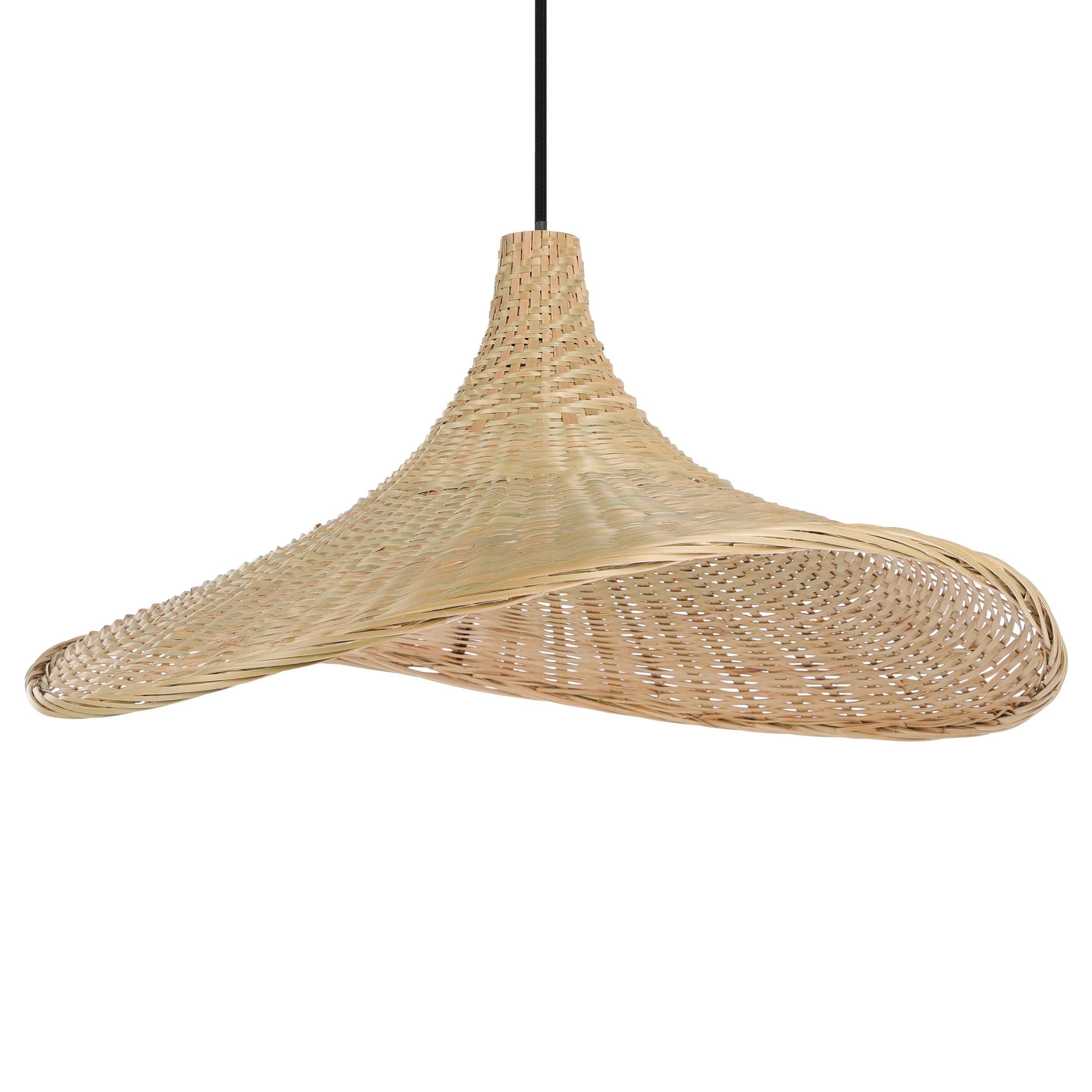 Suspension bois naturel HAXEY E27 1X40W