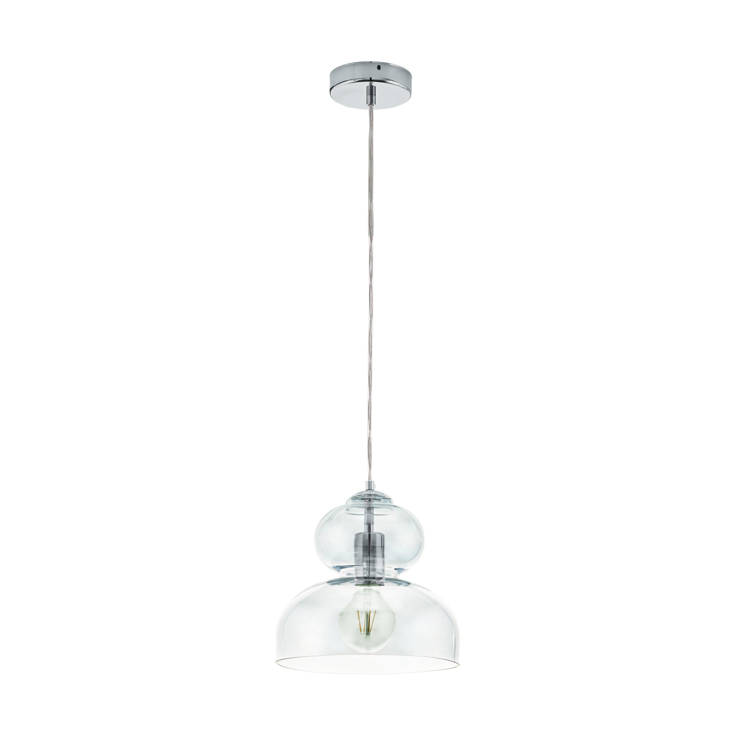 Suspension verre trspt ULLASTE E27 1X40W