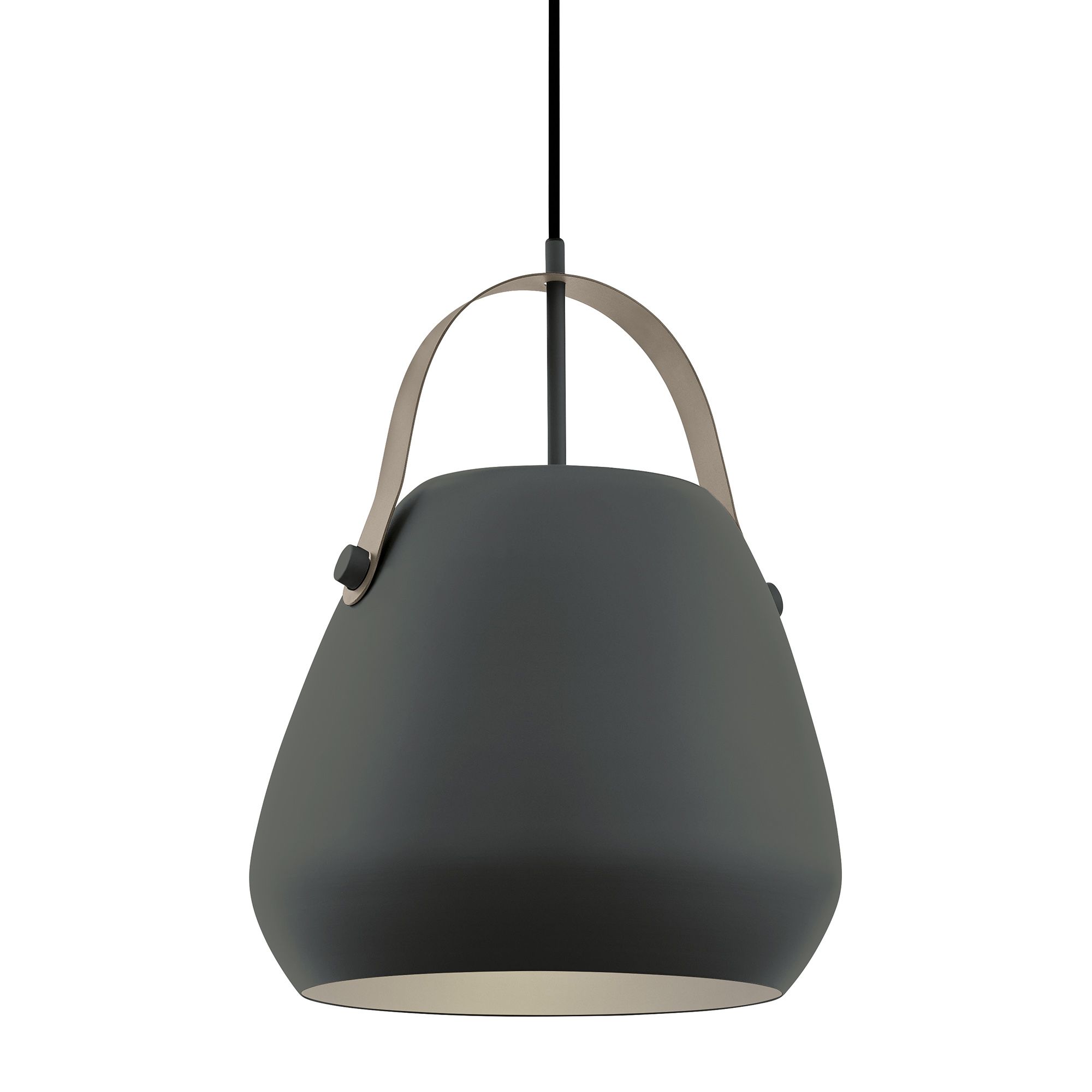 Suspension métal noir BEDNALL E27 1X60W