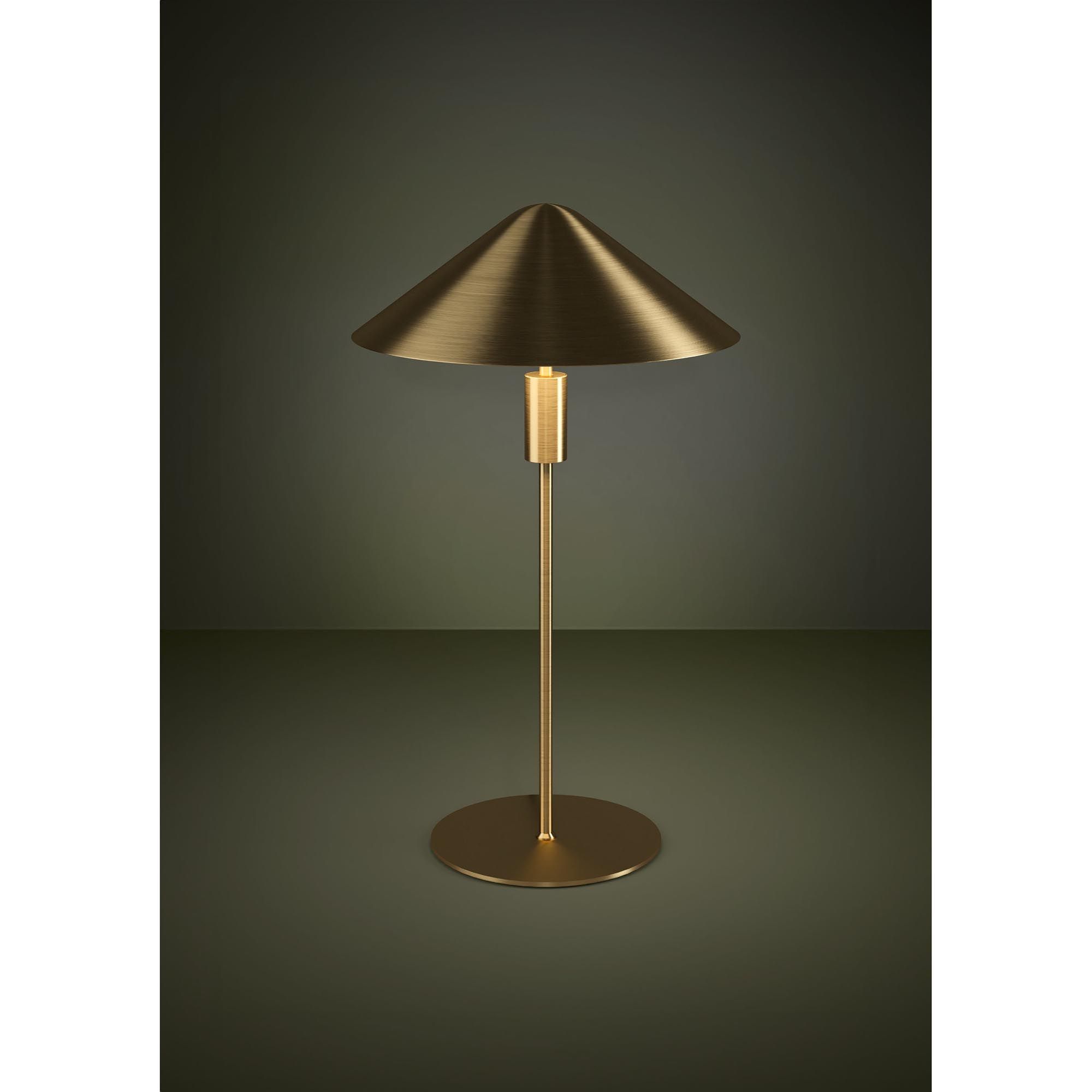 Lampe LED PARAGUAY dimmable en laiton brossé HT46,5cm