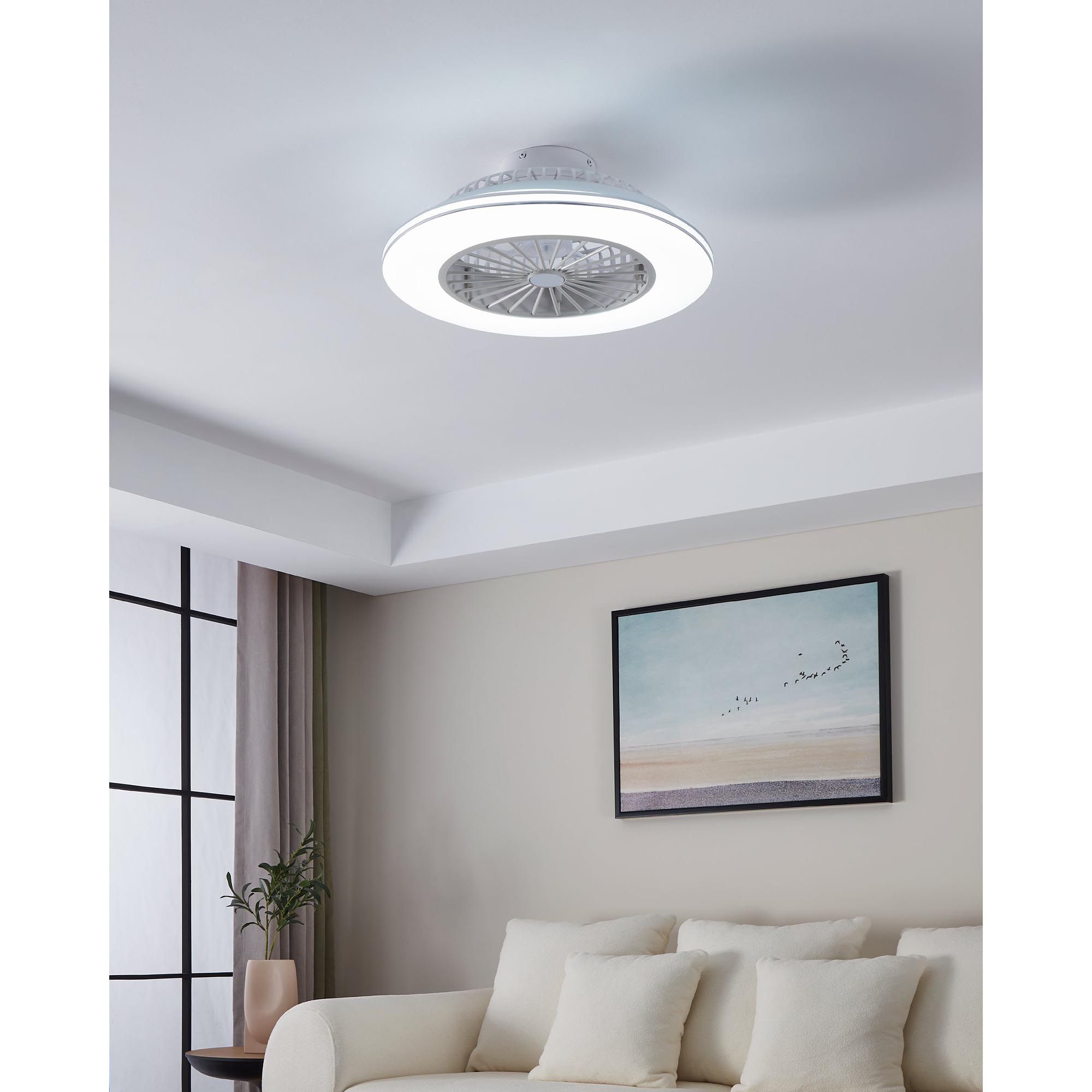 Ventilateur LED dimmable LOVISKA D55cm