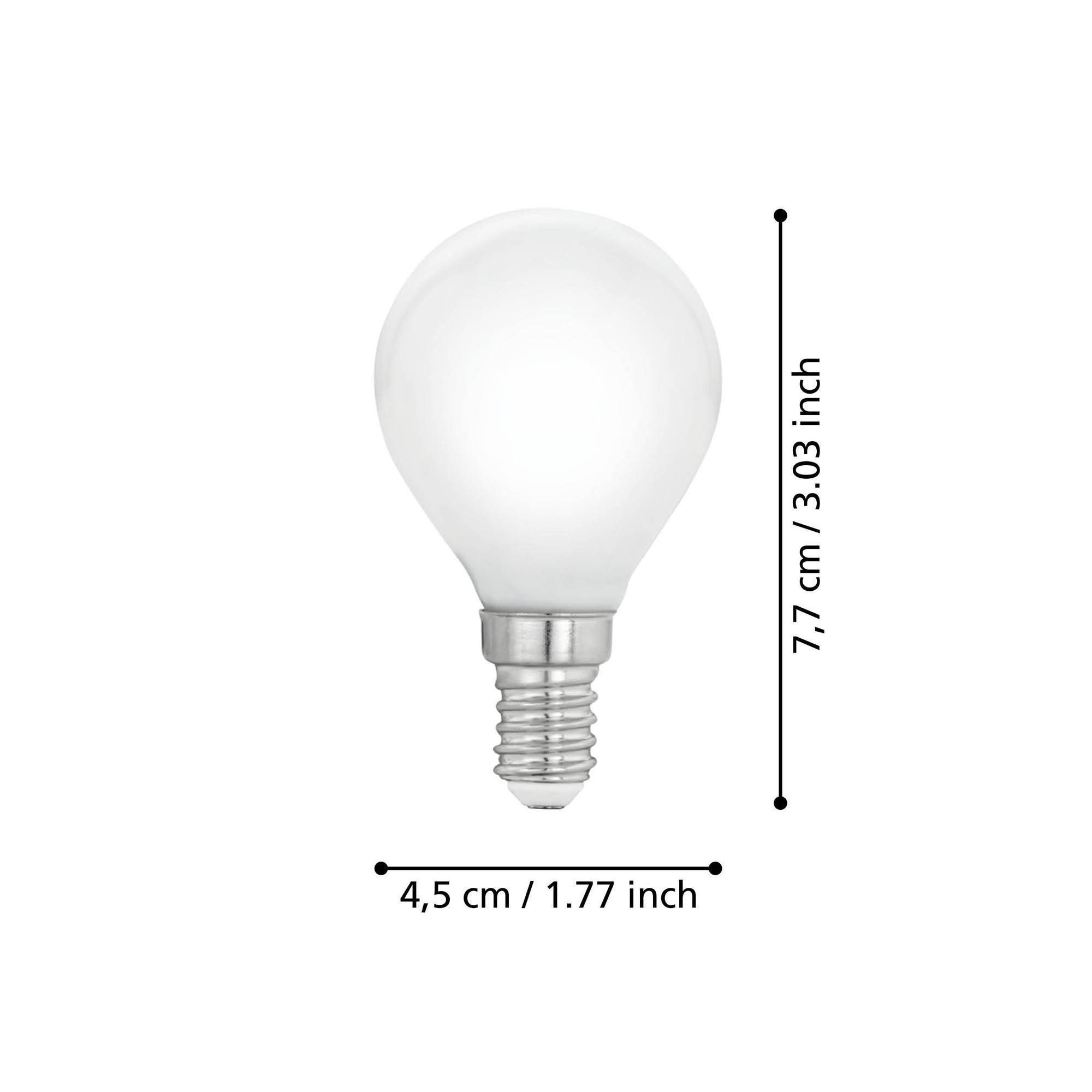 Ampoule Led Mini Globe E14 en verre opale MINI GLOBE 7W