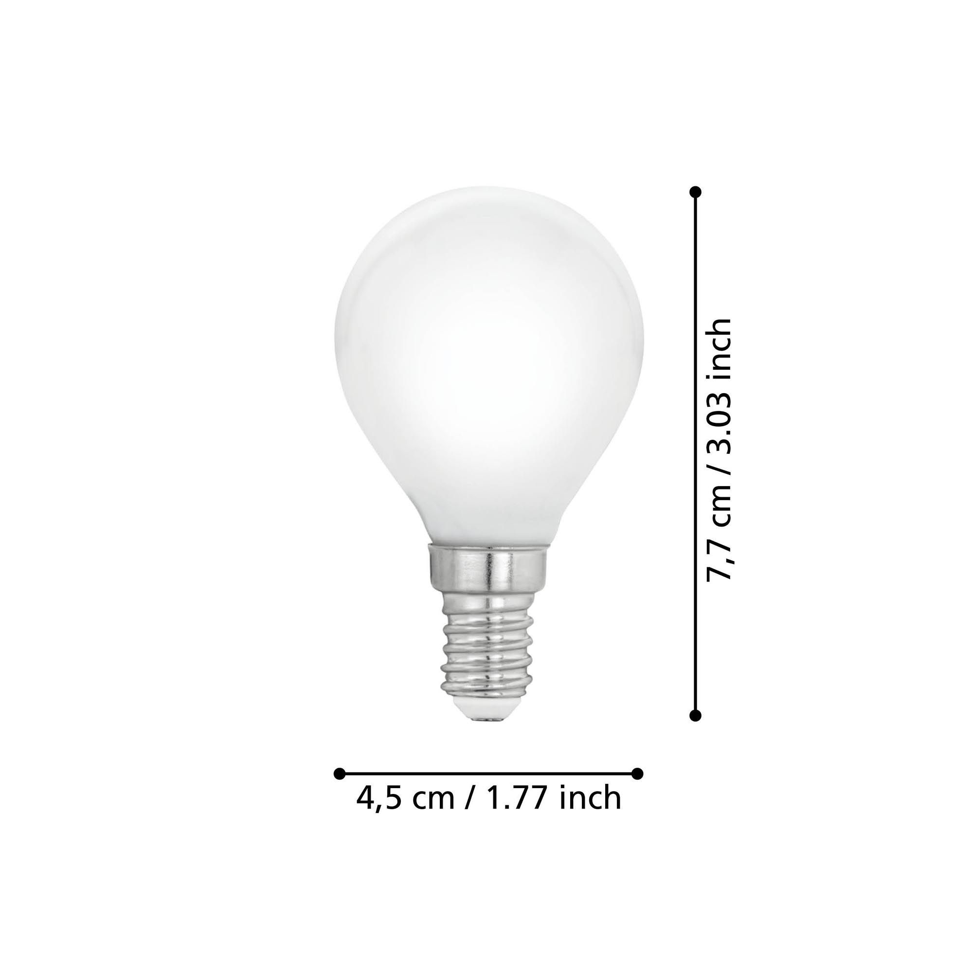 Ampoule Led Mini Globe E14 en verre opale MINI GLOBE 4W