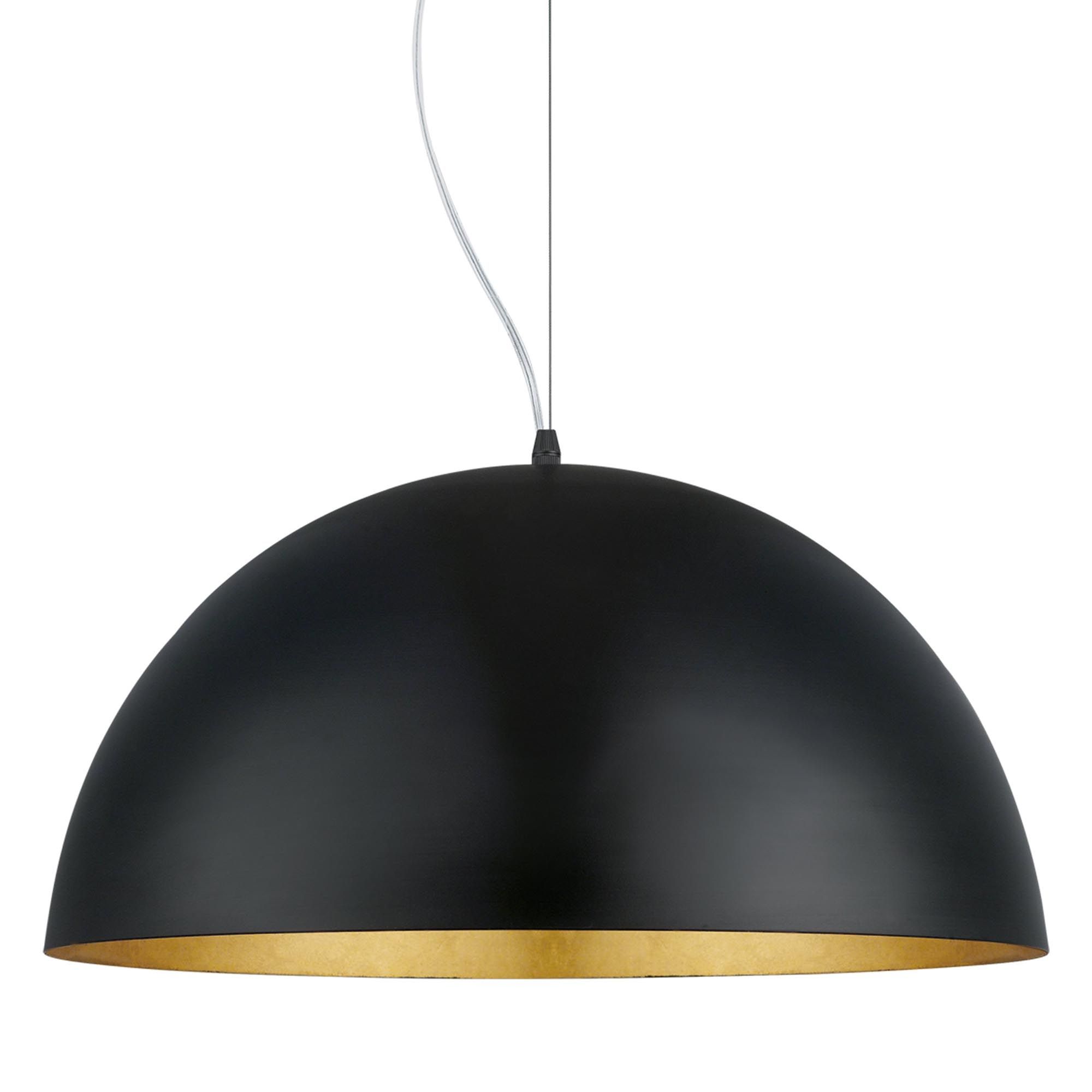 Suspension métal noir GAETANO 1 d53 cm E27 1X60W