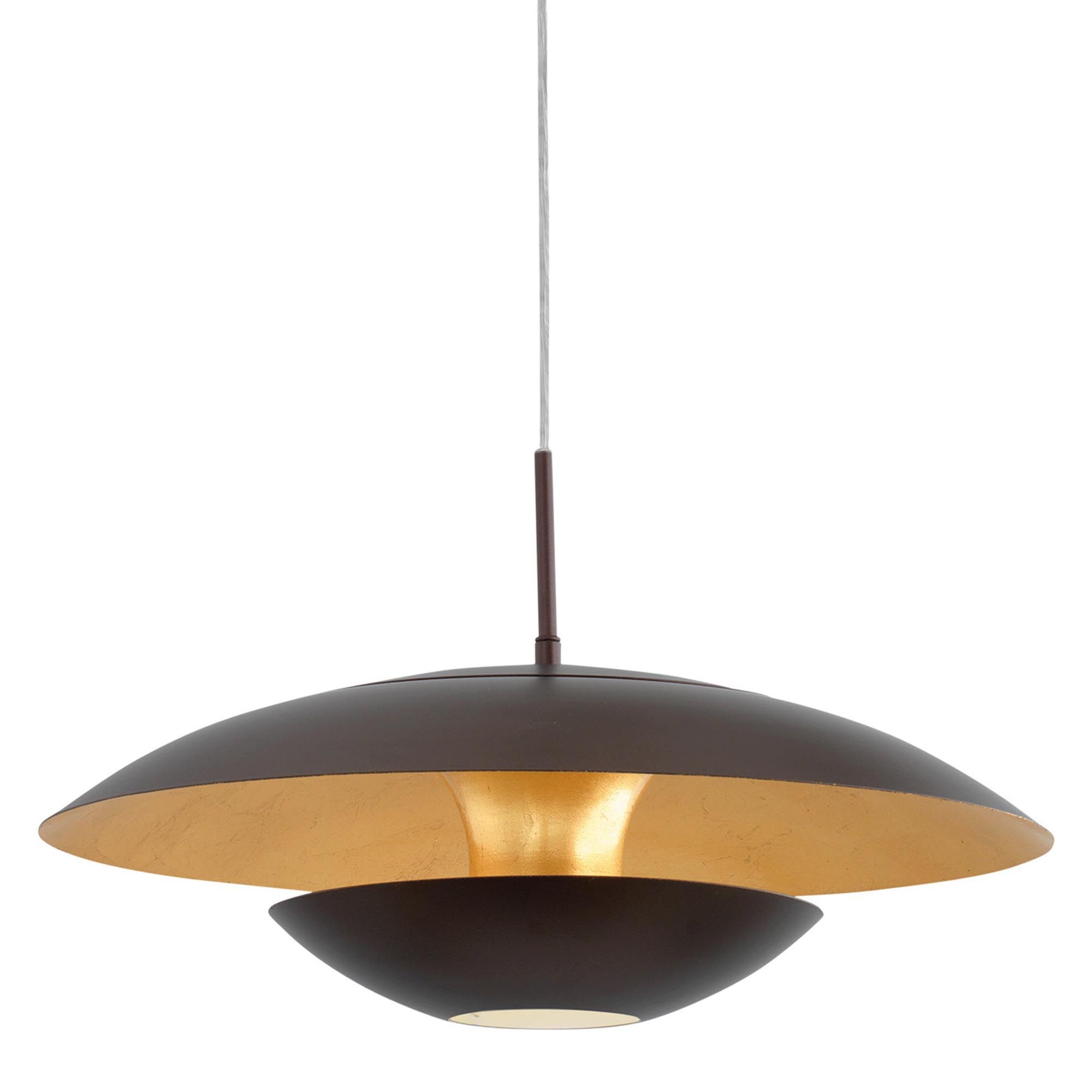 Suspension métal noir NUVANO E27 1X60W