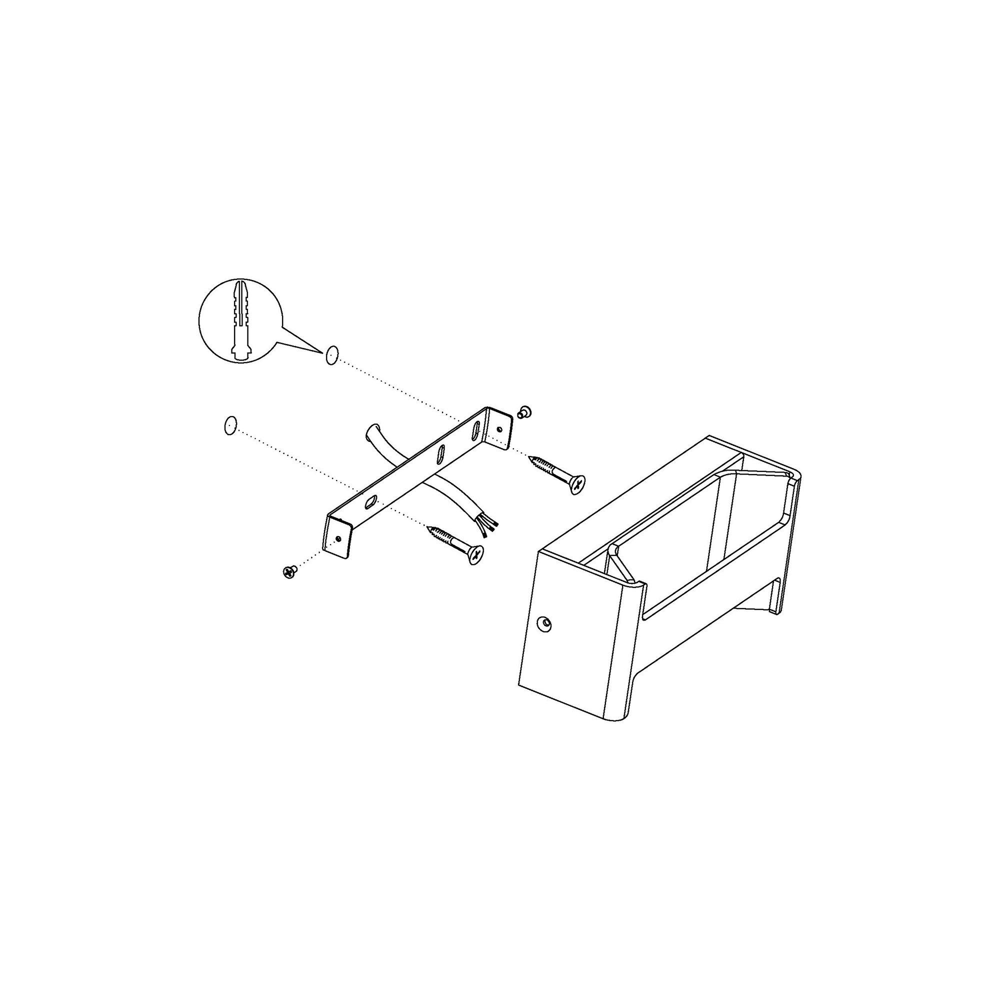 Applique en murale métal noir FELONICHE led intégrée 10W