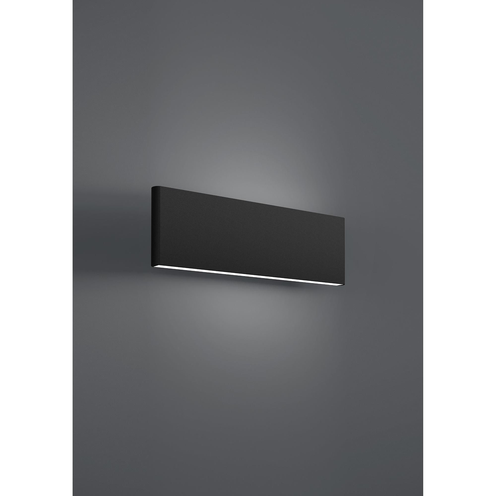 Applique murale en métal noir CLIMENE led intégrée 2X5,4W