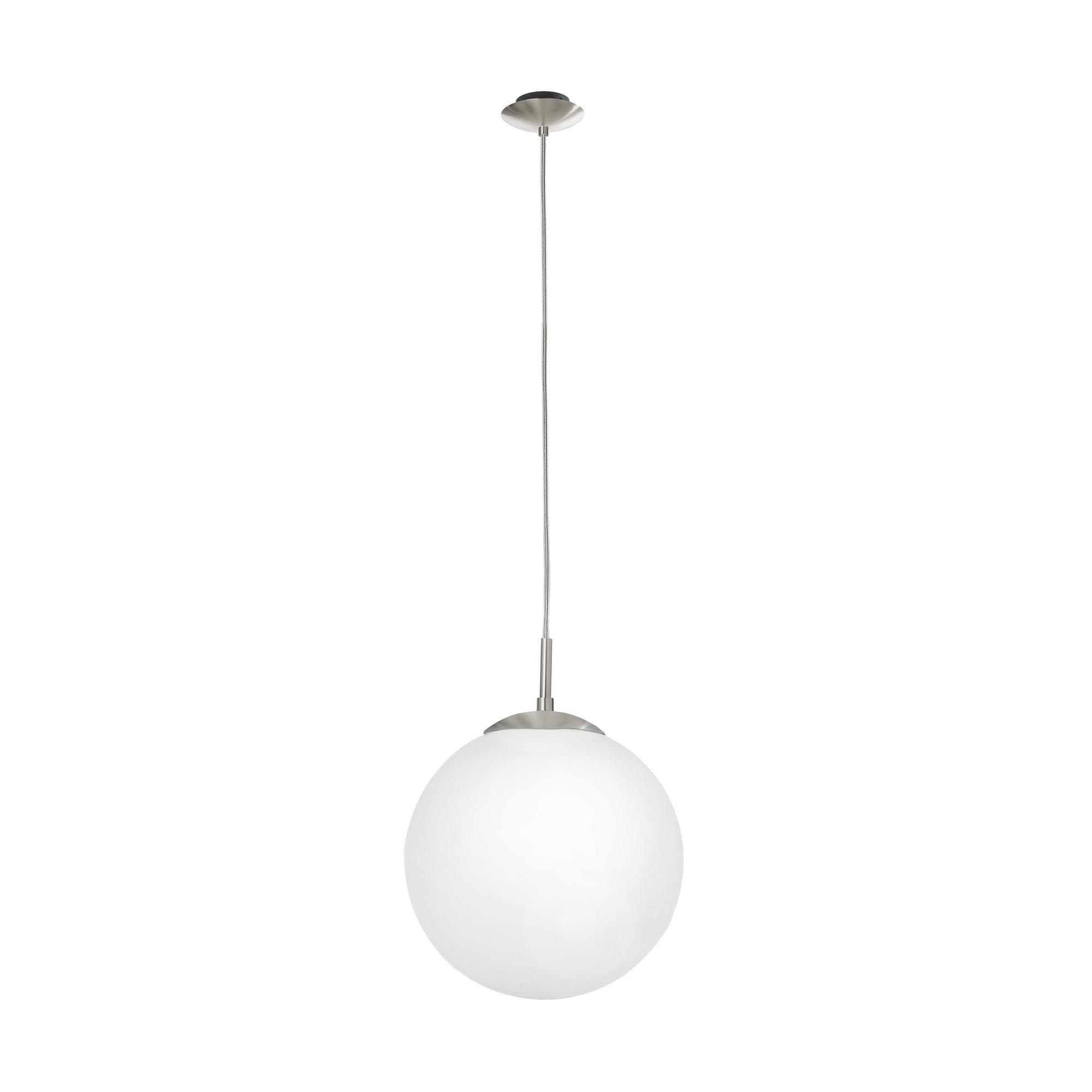 Suspension en verre opale RONDO D25 cm E27 60W